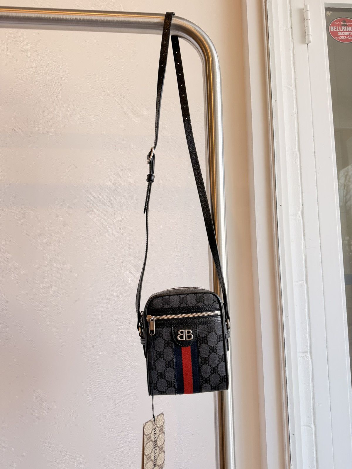 Balenciaga × Gucci Balenciaga x Gucci Hacker Project Black Crossbody Bag Size ONE SIZE - 1 Thumbnail