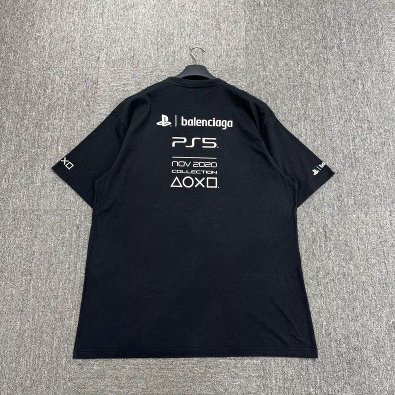 Balenciaga Balenciaga PS5 printed short sleeve Size US M / EU 48-50 / 2 - 2 Thumbnail