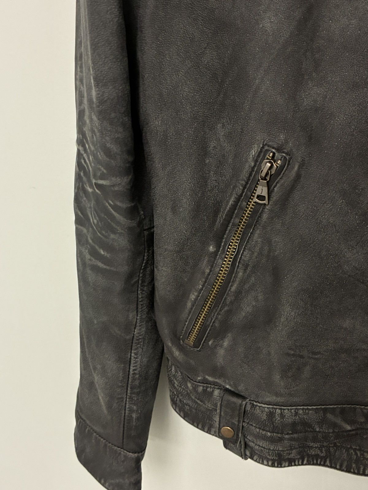John Varvatos Sorcha Leather Jacket EU 50 USA 40 Size US M / EU 48-50 / 2 - 9 Thumbnail