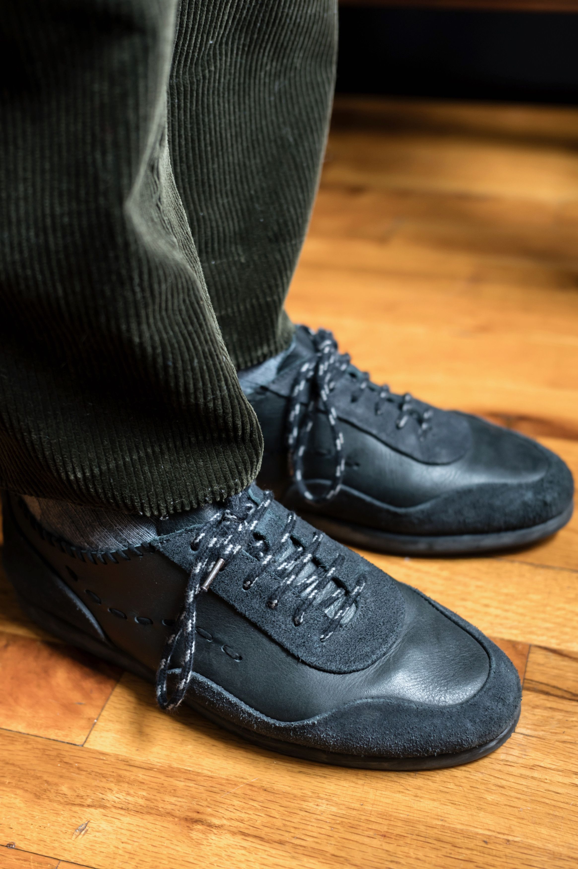 Stoffa Stoffa Special Edition Leather and Suede Trainer - Size 9.5 Size US 9.5 / EU 42-43 - 3 Thumbnail