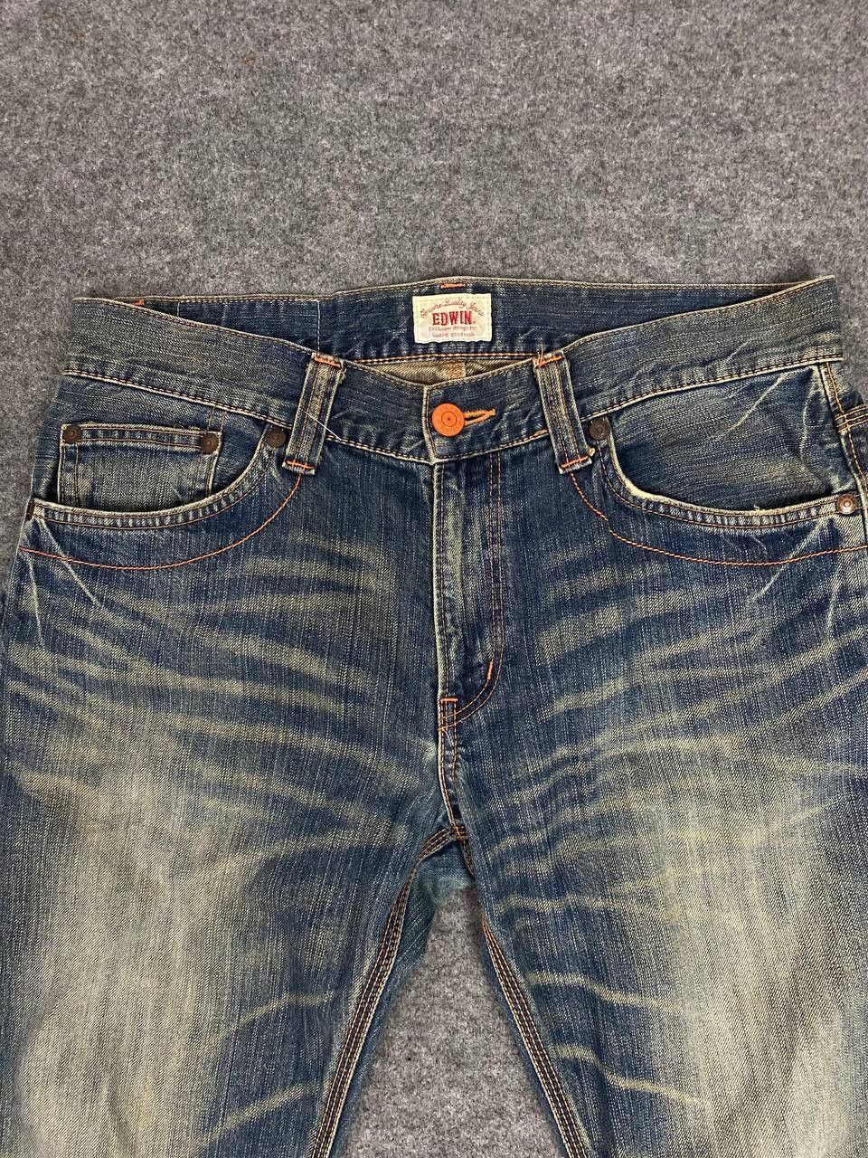 Edwin vintage edwin distressed denim nice design Size US 38 / EU 54 - 10 Thumbnail