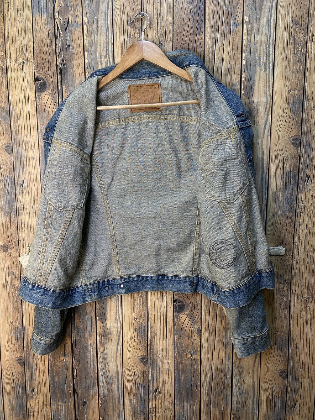 If Six Was Nine × Iron Heart × Levi's Vintage Clothing Vintage 90’s levis big E LOT 557 denim jacket Size US S / EU 44-46 / 1 - 5 Thumbnail