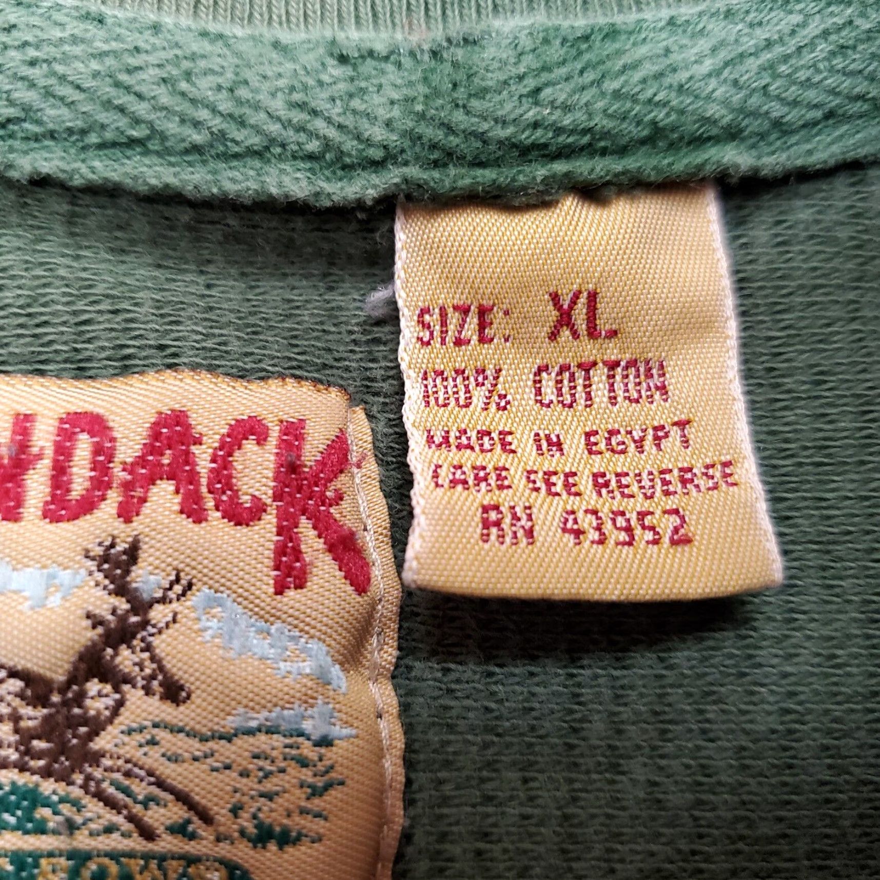 Vintage VINTAGE Adirondack Sweater Mens XL Green Henley Pullover Casual Long Sleeve Shirt Mens XL Green Henley Pullov er Size US XL / EU 56 / 4 - 7 Thumbnail
