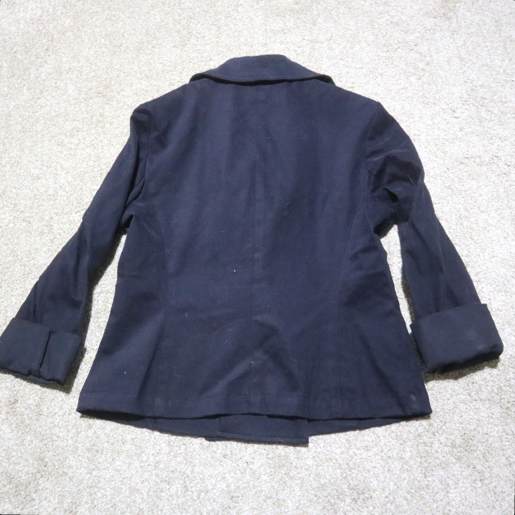 Jones New York Jones New York Country Jacket Coat Button Up Women's 8 Black Polyester Long Sleeve Outdoor Outerwear Jacket Women 8 Size M / US 6-8 / IT 42-44 - 7 Thumbnail