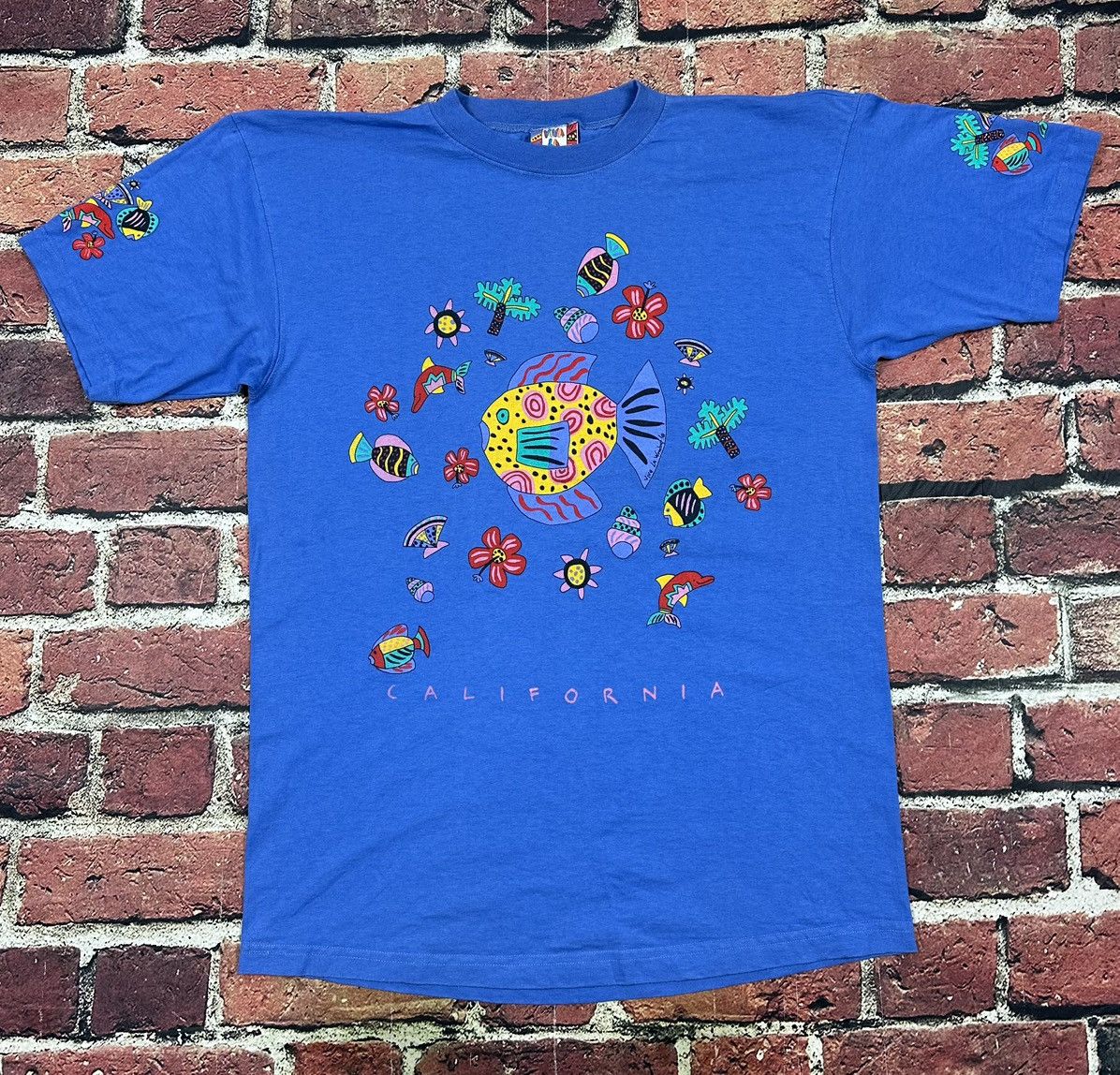 Other Vintage Viva La Wombat T Shirt California Beach Fish Tee 90s Size US XL / EU 56 / 4 - 1 Thumbnail