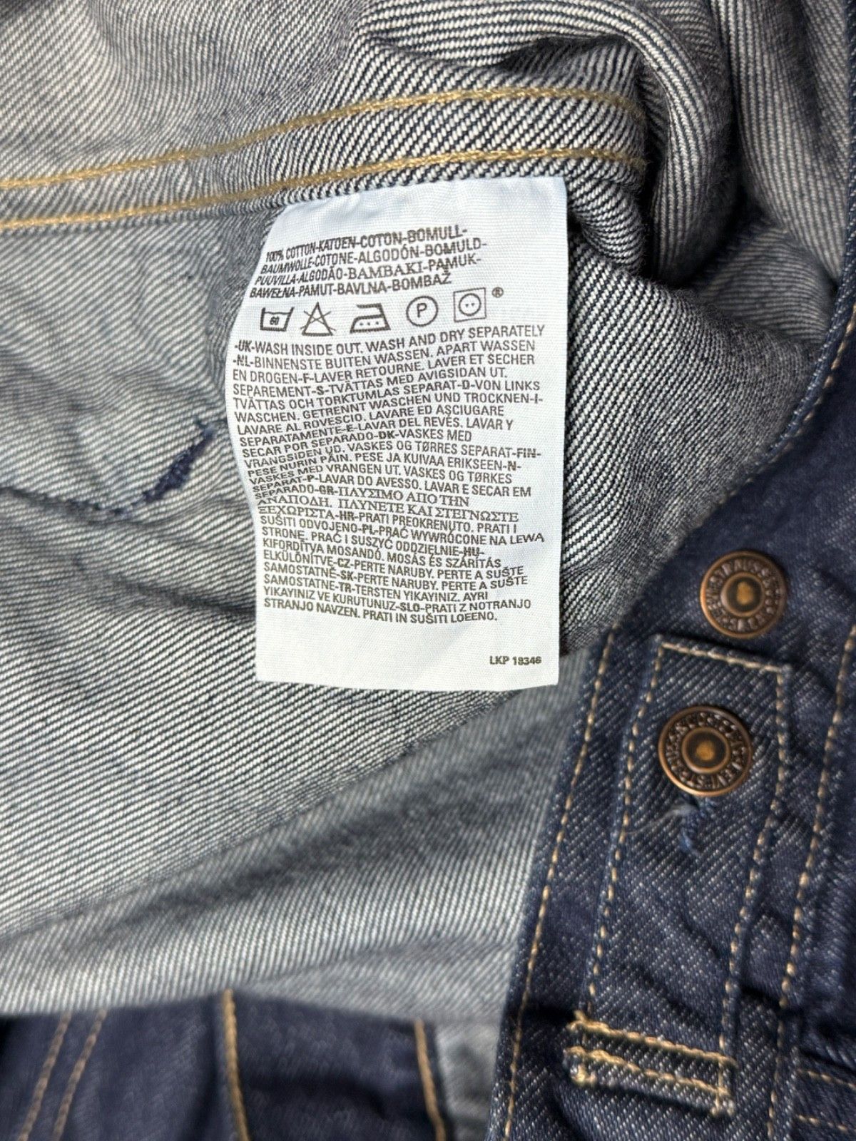 Levi's Levi's men's denim jacket XL Size US XL / EU 56 / 4 - 9 Thumbnail
