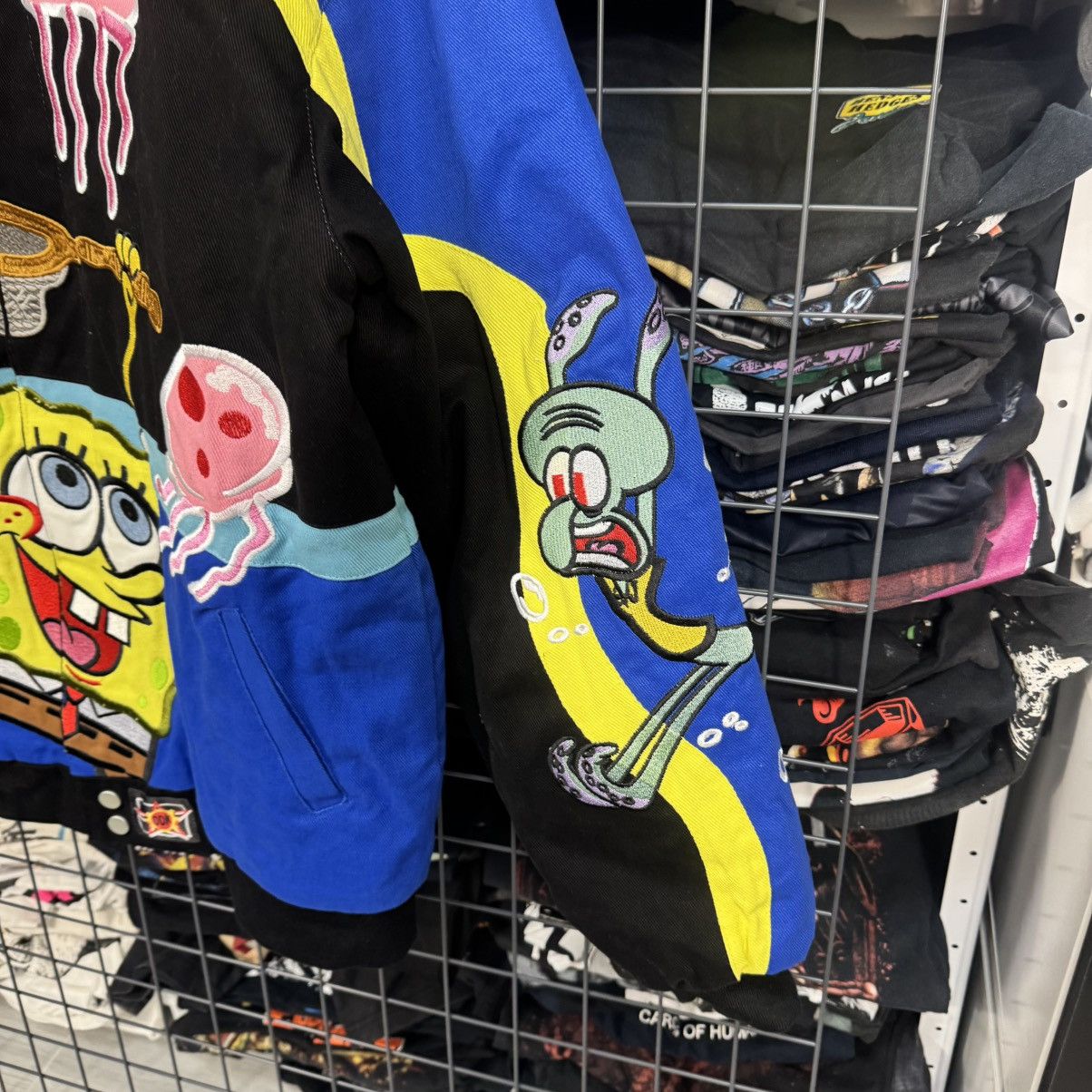Nickelodeon Sponge Bob Nickelodeon Dudack NASCAR Bomber Jacket Size US L / EU 52-54 / 3 - 6 Thumbnail