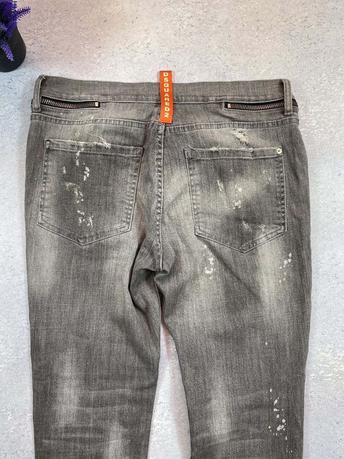Dsquared2 Dsquared2 Grey Denim Pants Made in Italy Size 56 Size US 42 / EU 58 - 8 Thumbnail
