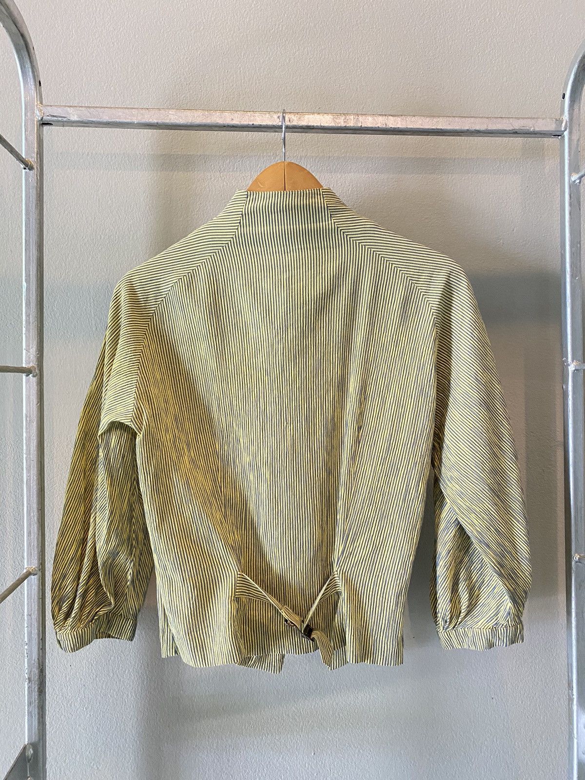 Christian Dior Monsieur Vintage Christian Dior CD Pinstripe Blouse Size L / US 10 / IT 46 - 11 Thumbnail