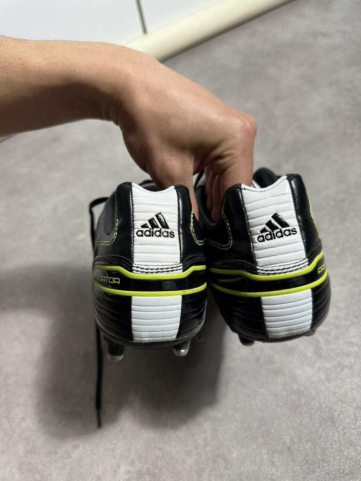 Adidas × Vintage Mens Boots Adidas Predator Absoludo X SG Size US 12.5 / EU 45-46 - 5 Thumbnail
