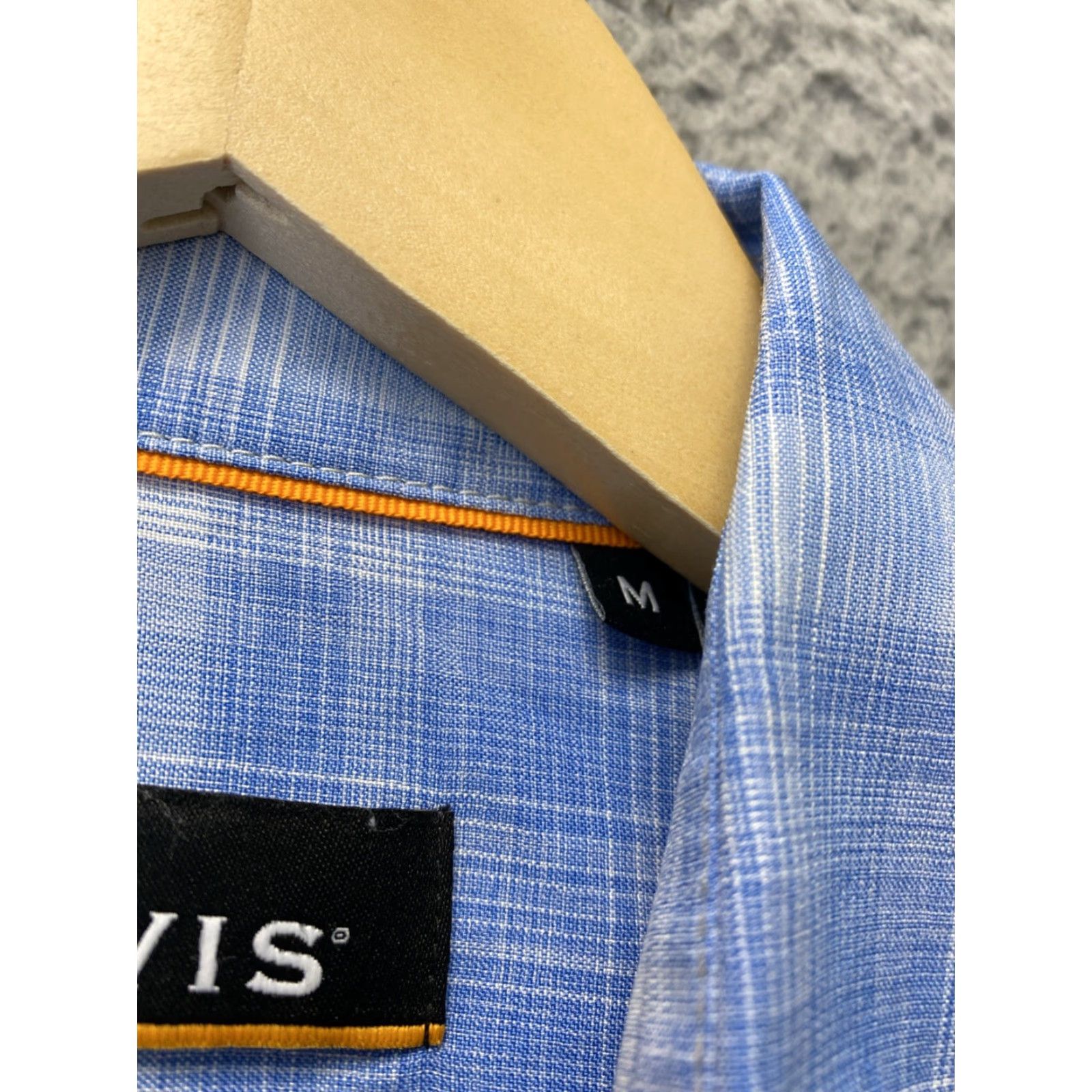 Orvis Orvis Active Fit Button-Up Shirt Mens L Blue Plaid Fishing Performance Long Sleeve Button Size US L / EU 52-54 / 3 - 6 Thumbnail