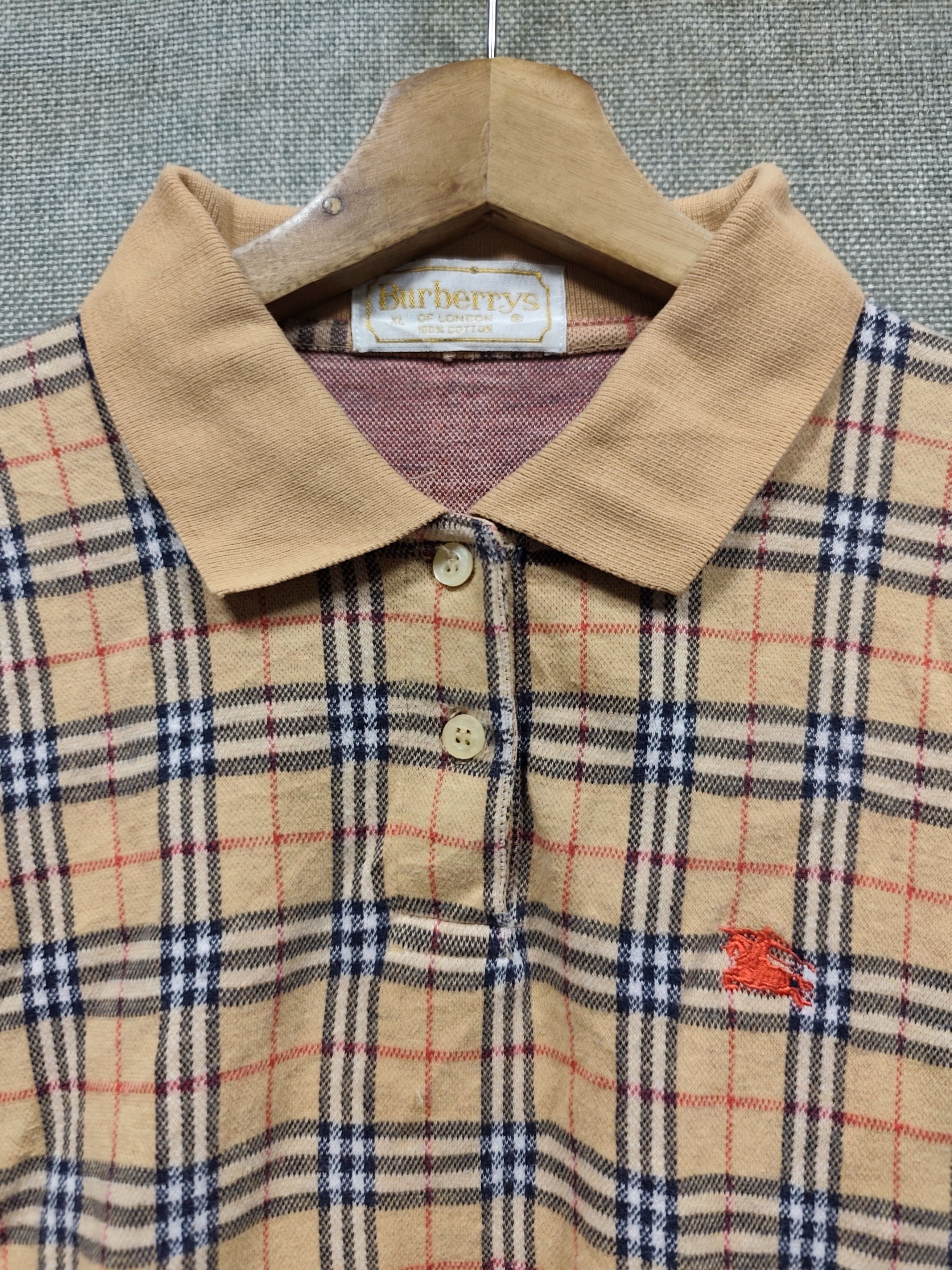 Burberry Vintage Burberry Nova Check Polo Shirt Size S / US 4 / IT 40 - 4 Thumbnail