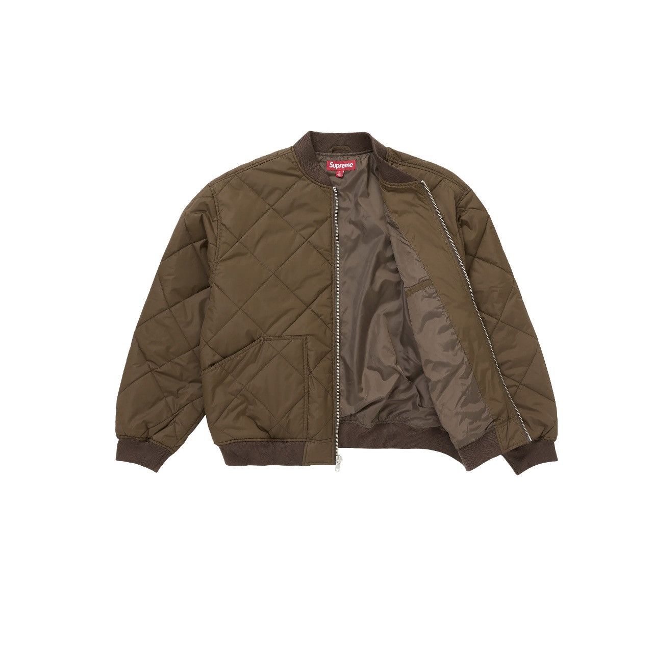 Supreme Supreme AOI Quilted Work Jacket Brown Size: XL Size US XL / EU 56 / 4 - 3 Thumbnail