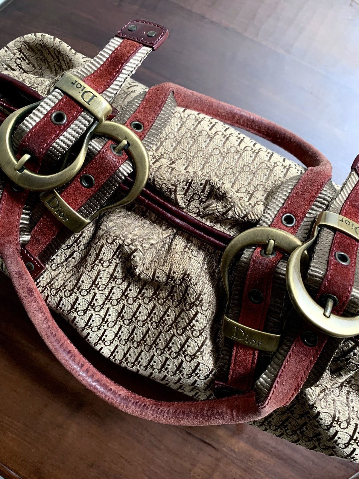 Dior 2000s Trotter Monogram Hand Bag Size ONE SIZE - 7 Thumbnail
