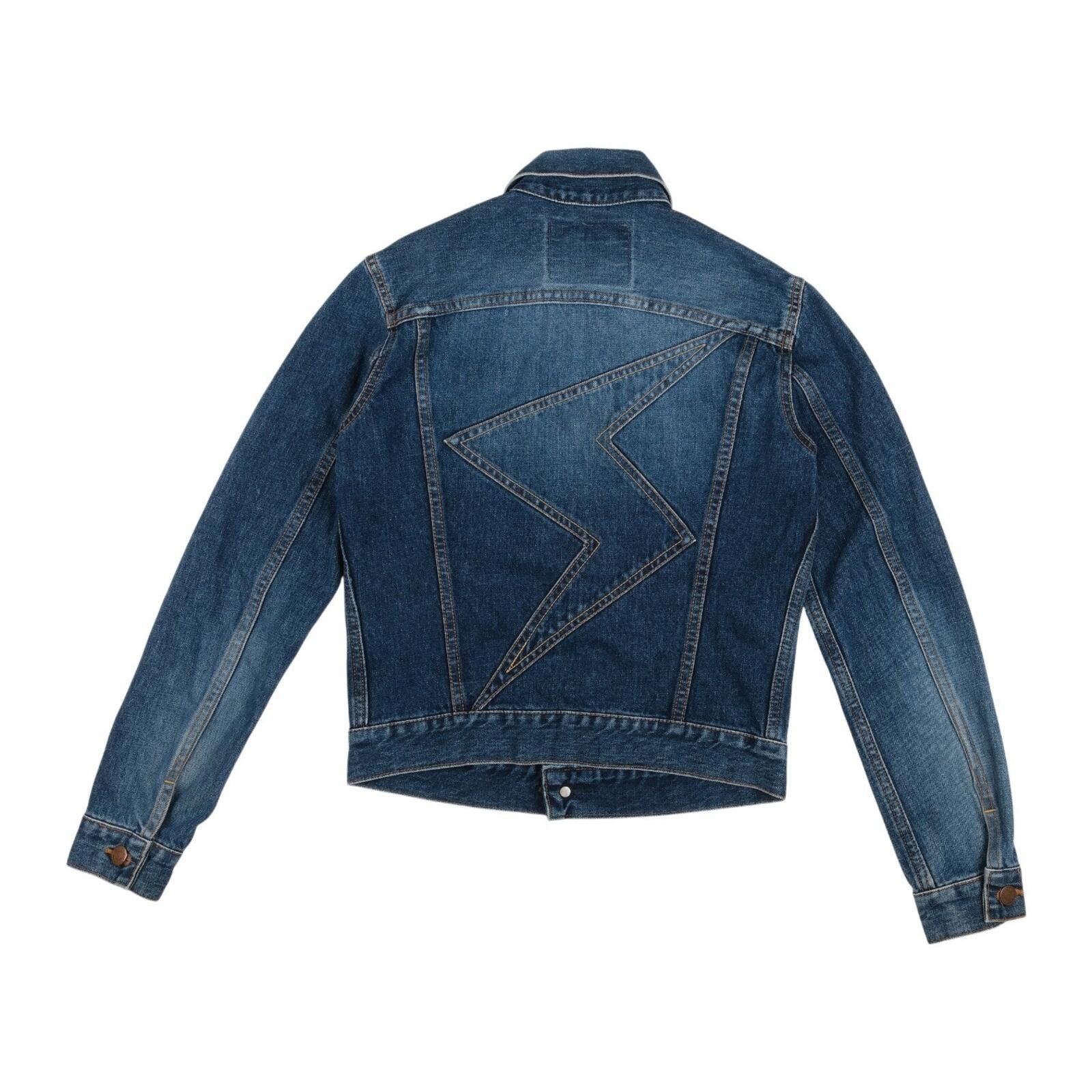 Hysteric Glamour Hysteric Glamour Kinky Jeans Lightning Bolt Denim Jacket Size ONE SIZE - 2 Thumbnail