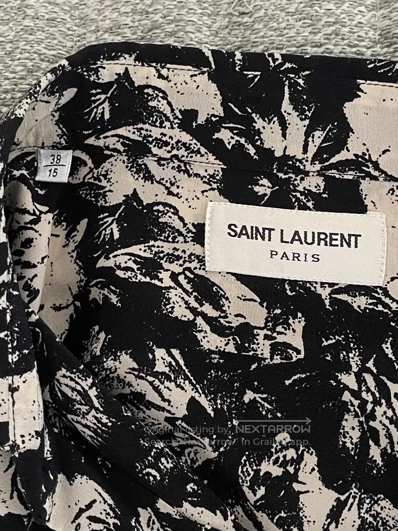 Saint Laurent Paris Saint Laurent Paris French Rose Shirt Size XS / US 0-2 / IT 36-38 - 5 Thumbnail