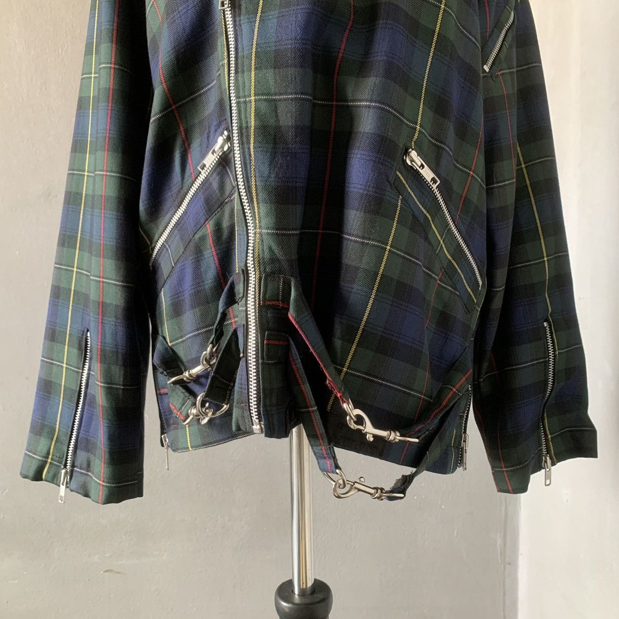 Vintage VERY RARE King Mob London Green Tartan Seditionaries Jacket Size US L / EU 52-54 / 3 - 2 Thumbnail
