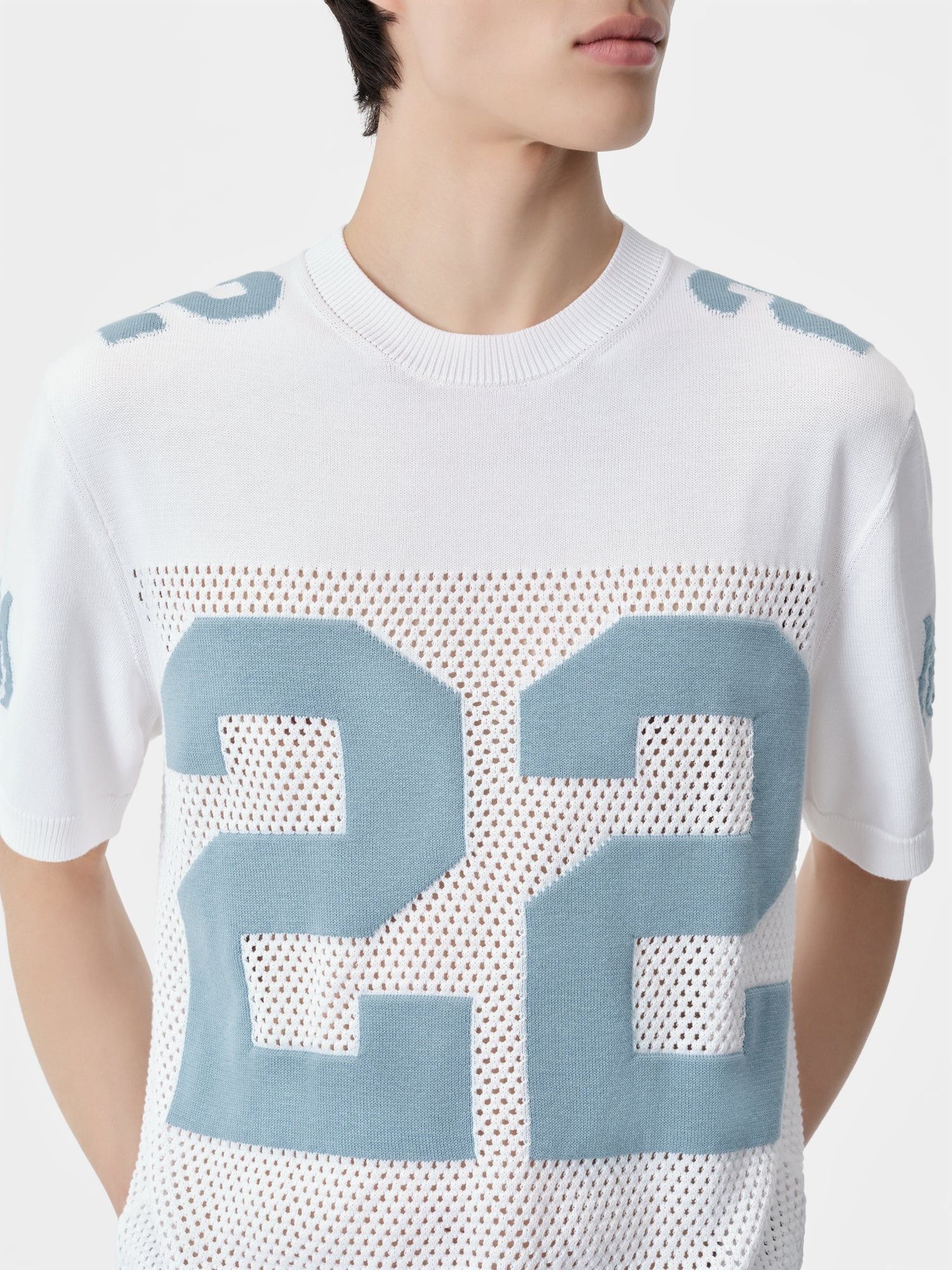 Amiri o1s1wg110725 22 T-Shirt in White/Blue Size US S / EU 44-46 / 1 - 5 Thumbnail