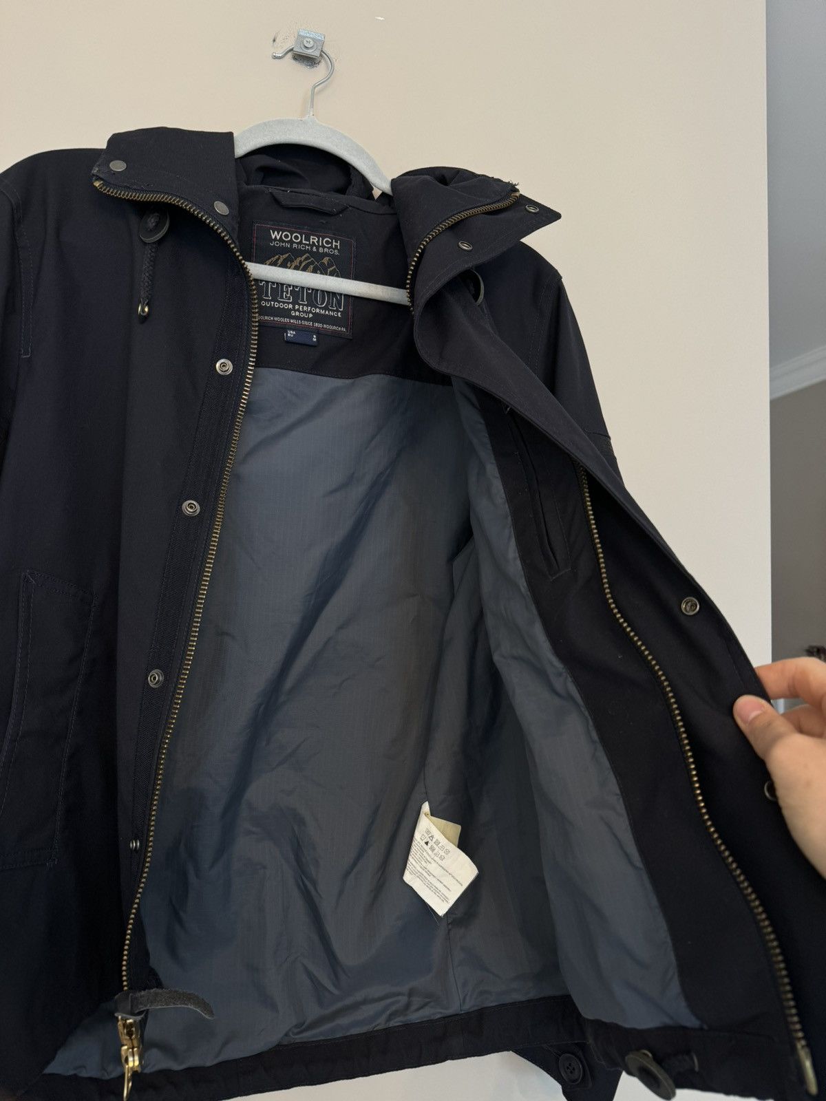 Woolrich Woolen Mills Woolrich zip up jacket navy high quality Size US S / EU 44-46 / 1 - 5 Thumbnail