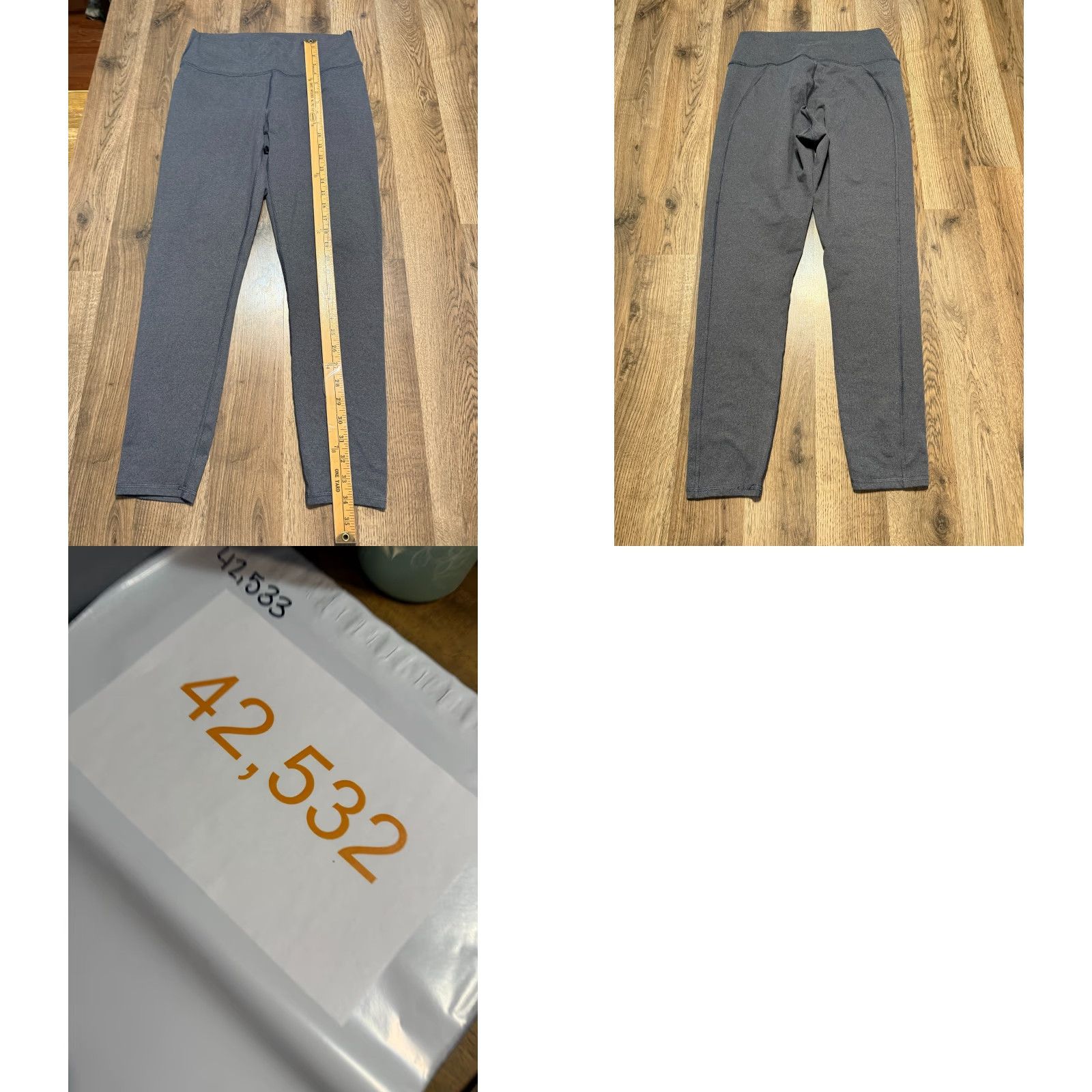Fabletics Fabletics Leggings Women's Size Large Gray. Comfortable Pull On Casual Fit, Ankle, Regular, Solid, Pants, Modern, Fall Spring Summer, Men's? No. Size 36" / US 14 / IT 50 - 8 Thumbnail