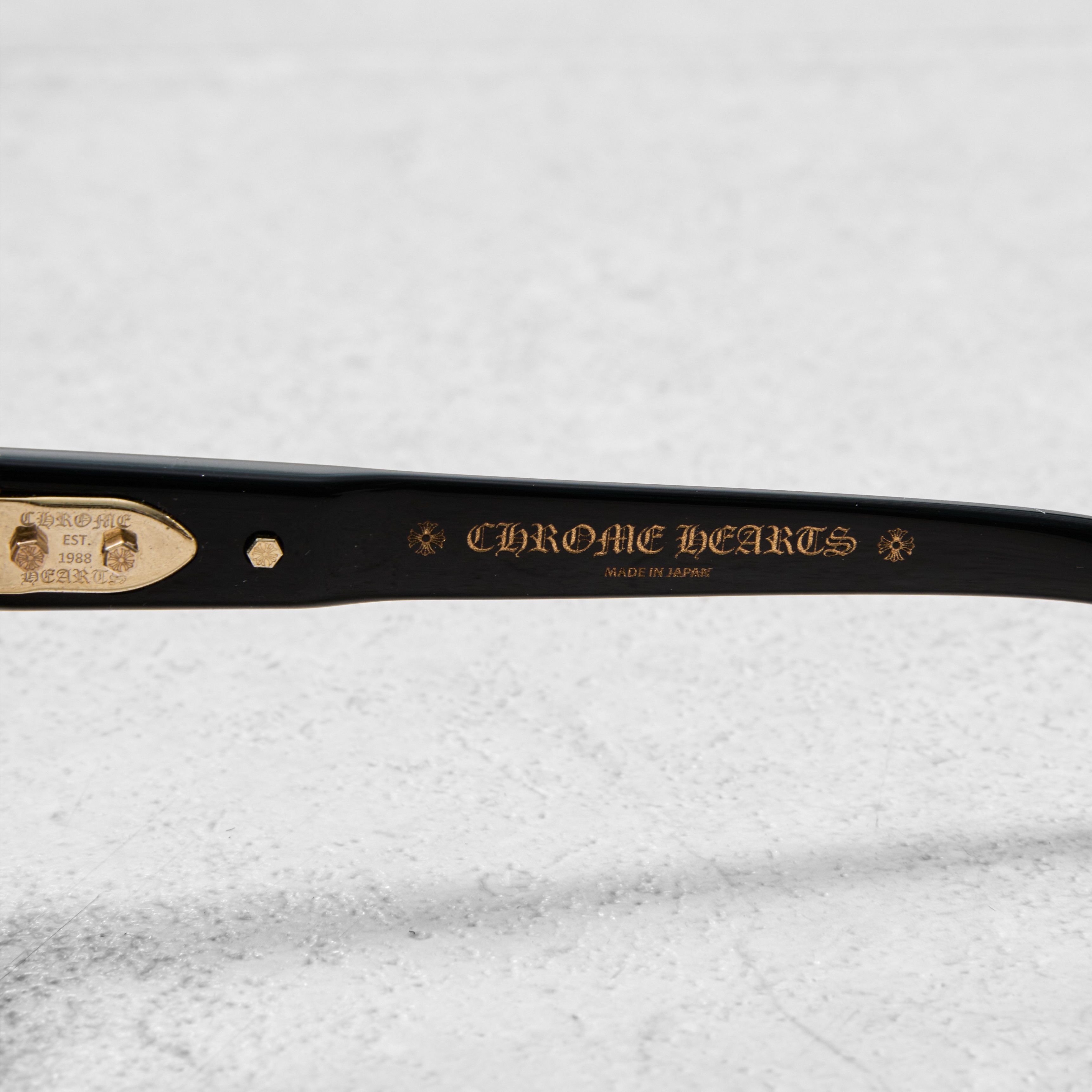 Chrome Hearts CHROME HEARTS IDAWANNA DARK TORTOISE BLACK Size ONE SIZE - 8 Thumbnail
