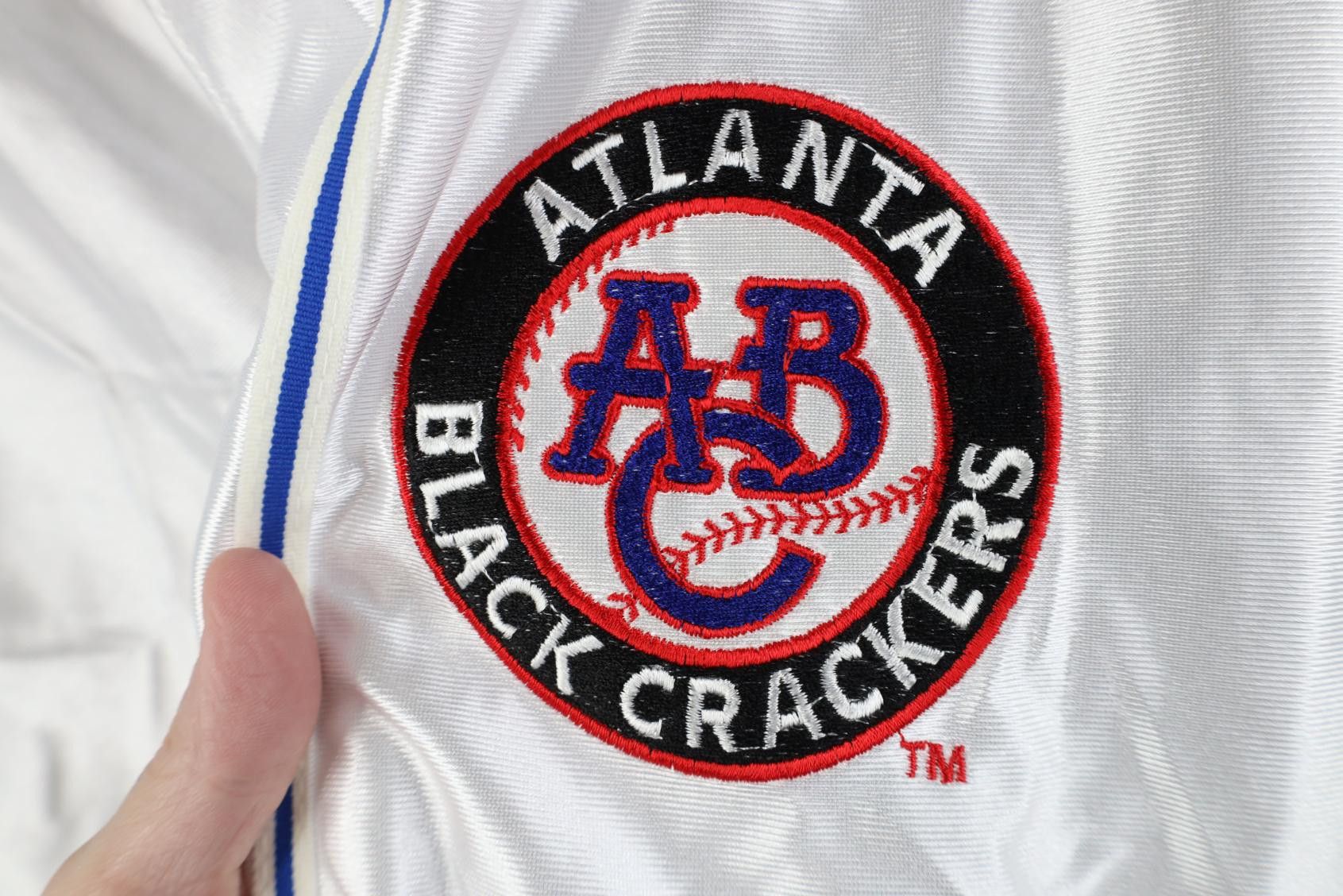Vintage Deadstock Vintage 90s Negro League Atlanta Baseball Jersey Size US XL / EU 56 / 4 - 4 Thumbnail