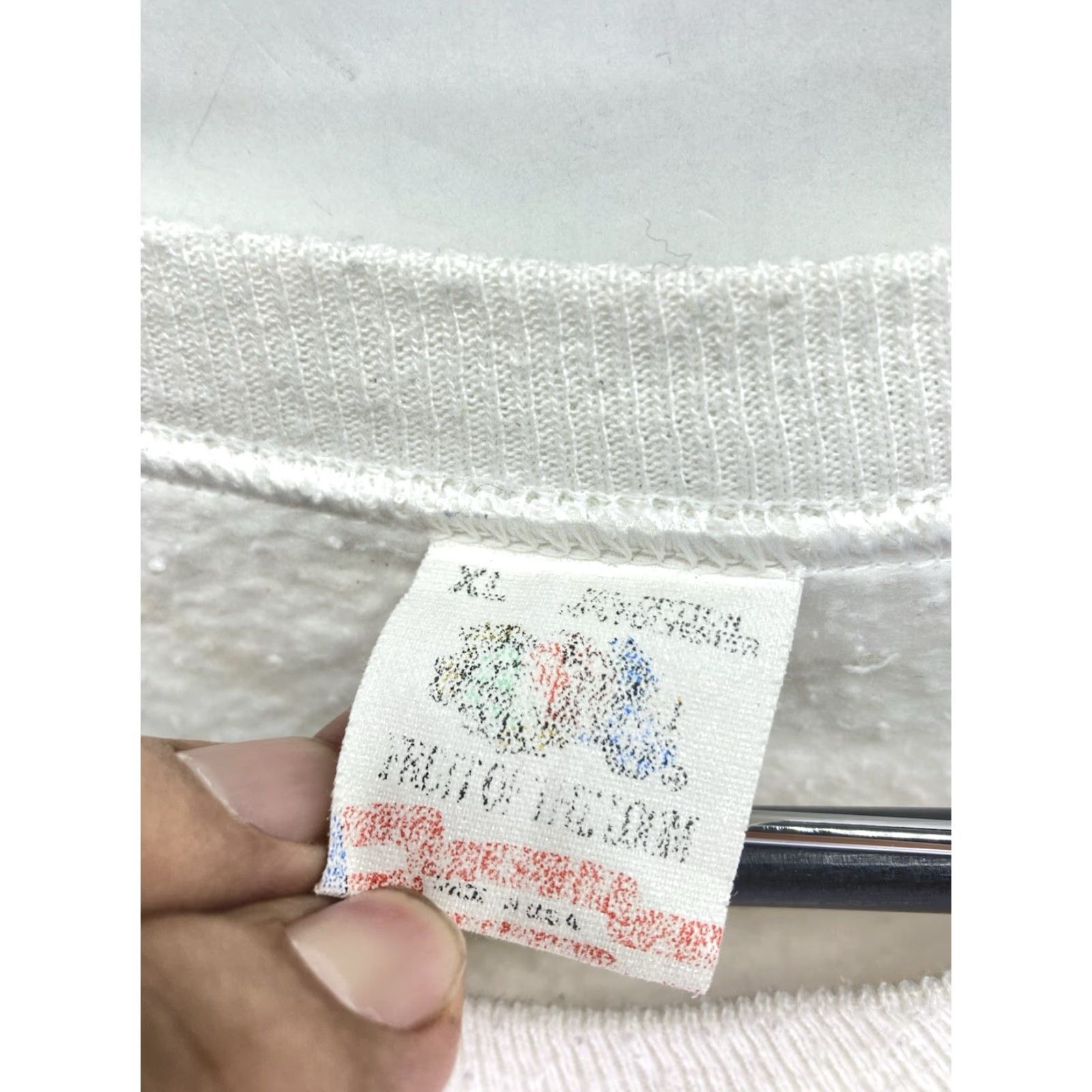 Fruit Of The Loom VINTAGE Tuskegee University Sweatshirt Men XL White Long Sleeve Pullover Crew Neck Graphic Print Fruit of the Loom Mens Size US XL / EU 56 / 4 - 5 Thumbnail