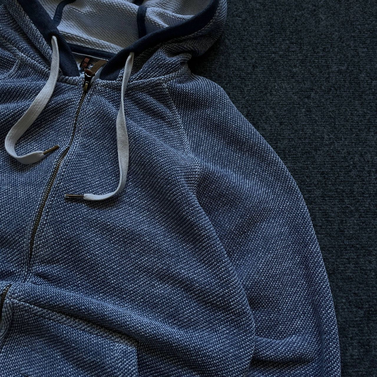 Urban Pipeline VTG Knit Zip Hoodie Piping Hot Size M Dark Blue Y2K 00s USA Size US M / EU 48-50 / 2 - 9 Thumbnail