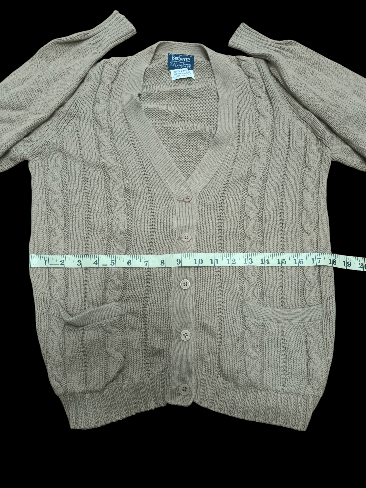 Burberry BURBERRY x CARDIGAN KNITWEAR x MC GEORGE x VINTAGE Size US M / EU 48-50 / 2 - 7 Thumbnail