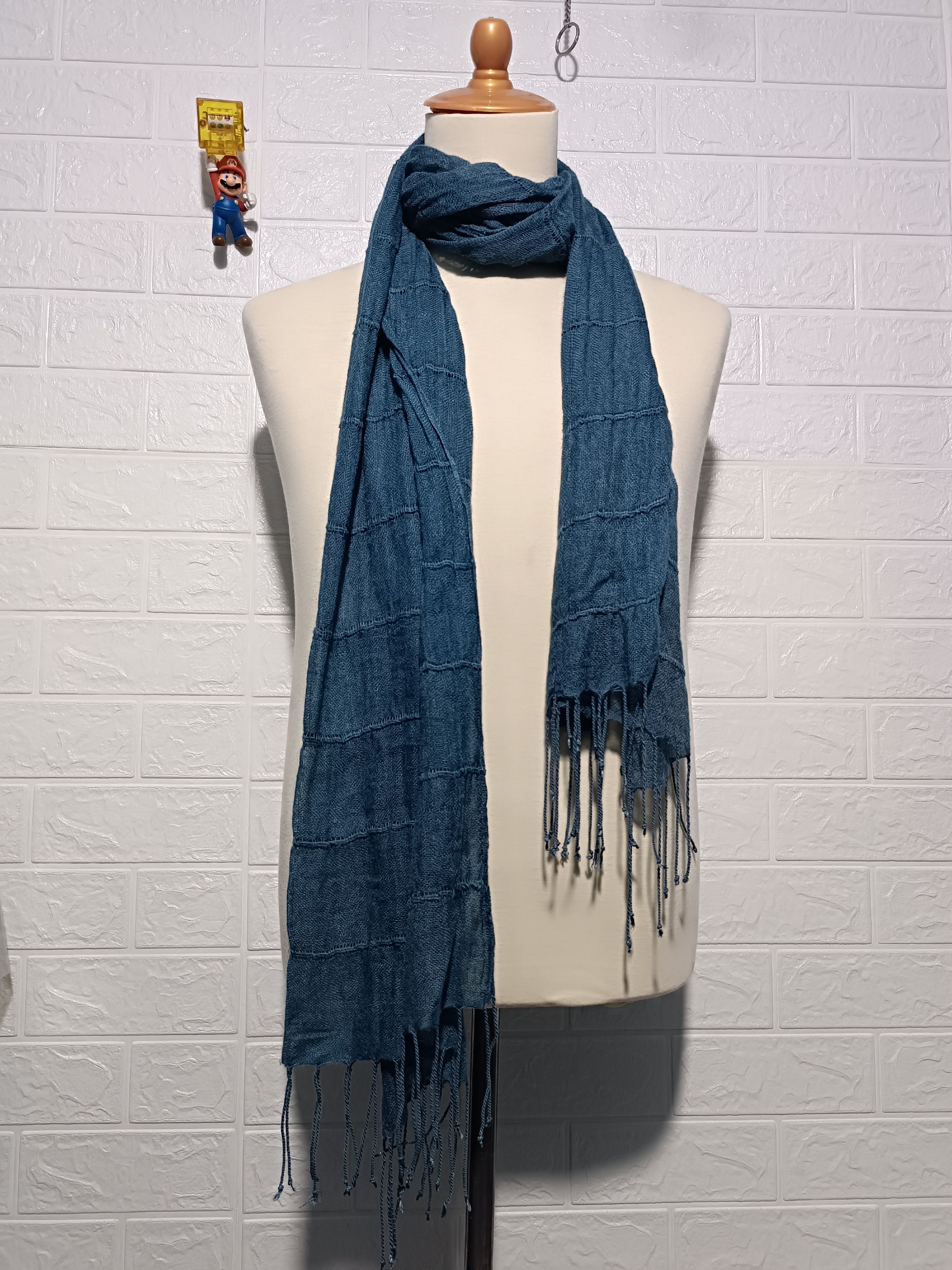 Other Thin Blue Scraf Size ONE SIZE - 2 Thumbnail