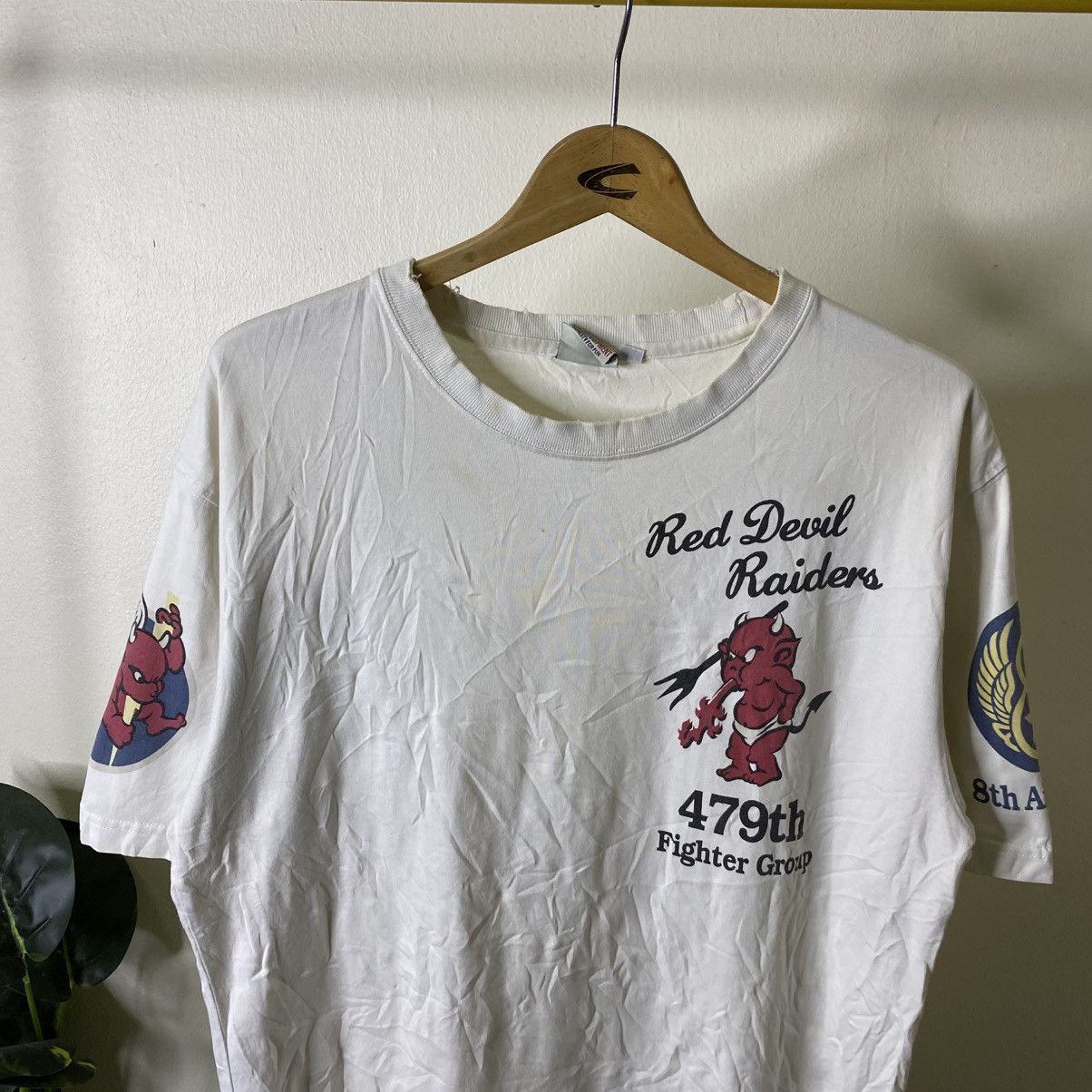 Tedman 1991 Tedman Company Red Devil Raiders Buzzrickson Toyo Ent Size US L / EU 52-54 / 3 - 7 Thumbnail