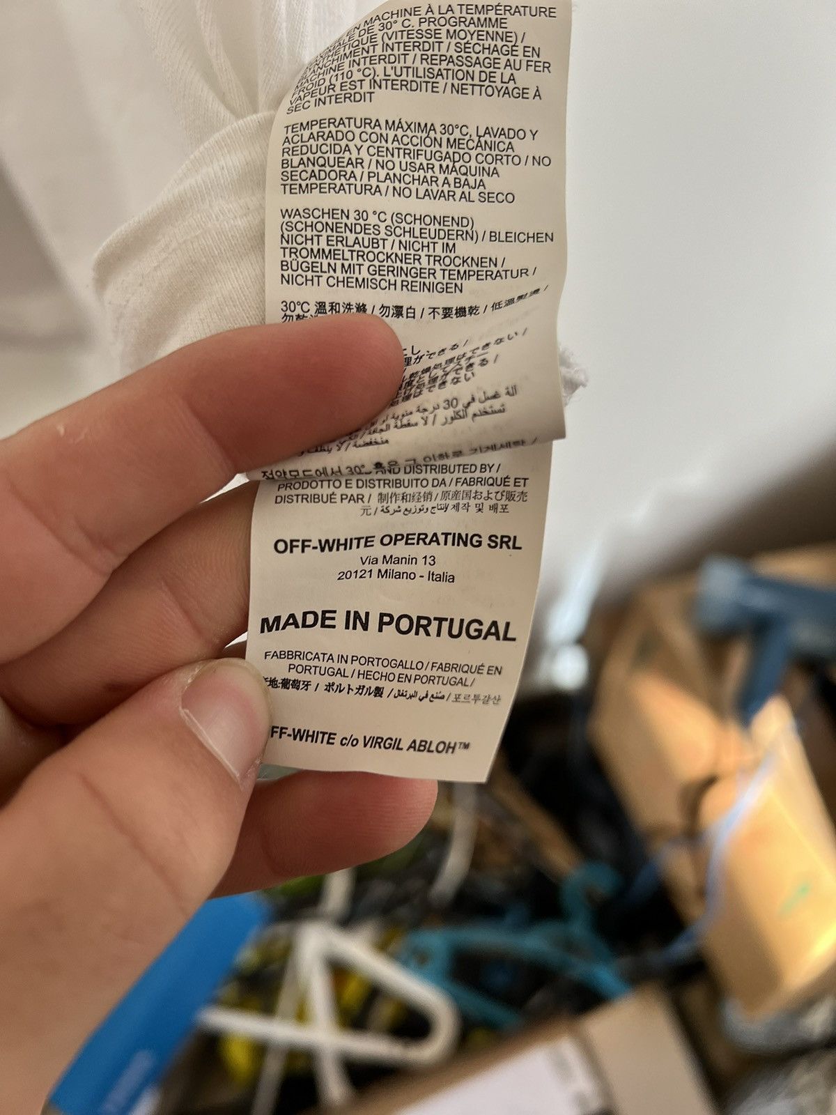 Off-White × Virgil Abloh Off white Acrylic Hoodie Size US XL / EU 56 / 4 - 14 Thumbnail