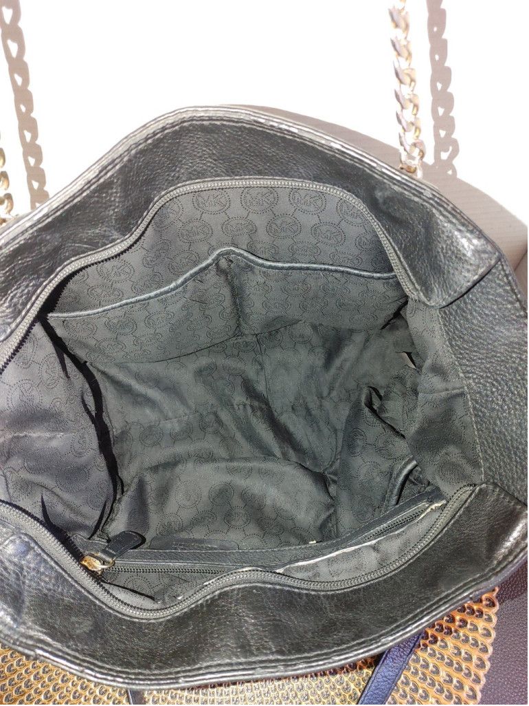 Michael Kors Michael Kors Jet Set Leather Shoulder Bag with Chain Handles Size ONE SIZE - 7 Thumbnail