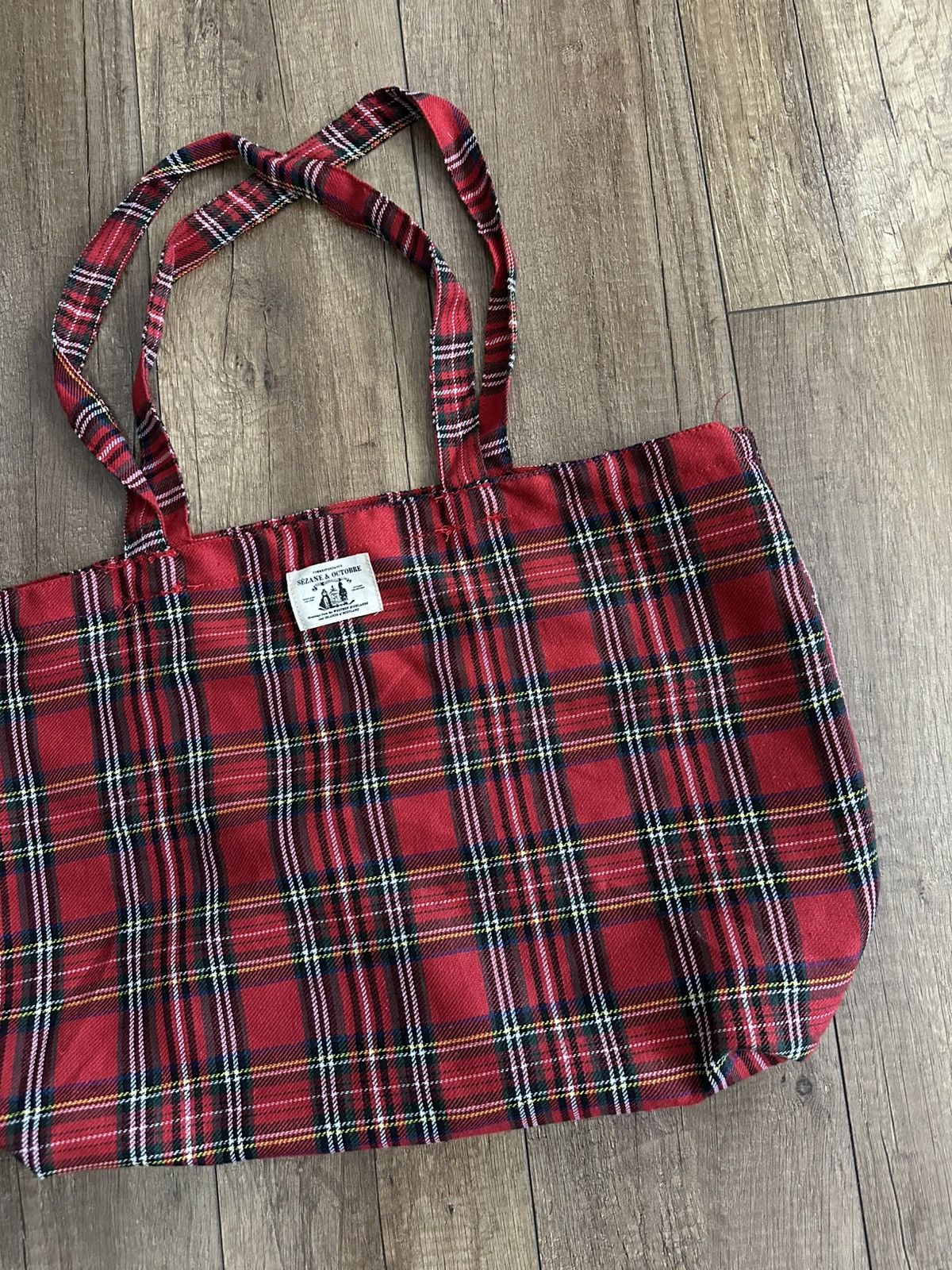 Sezane Sezane & Octobre Editions Checked Bag Size ONE SIZE - 6 Thumbnail