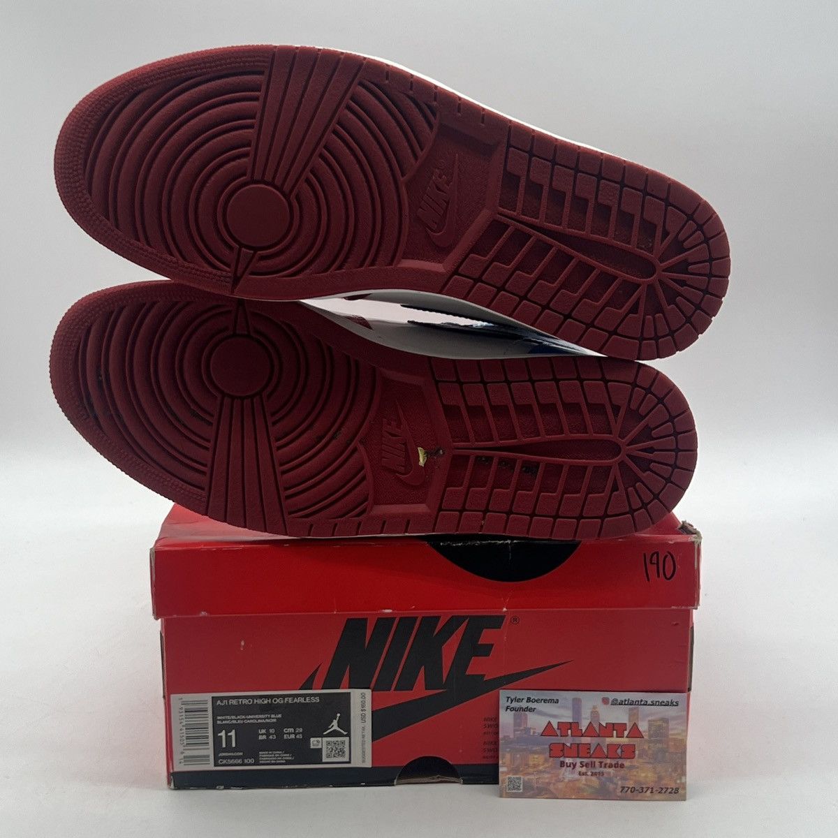 Nike Air Jordan 1 high fearless Size US 11 / EU 44 - 8 Thumbnail