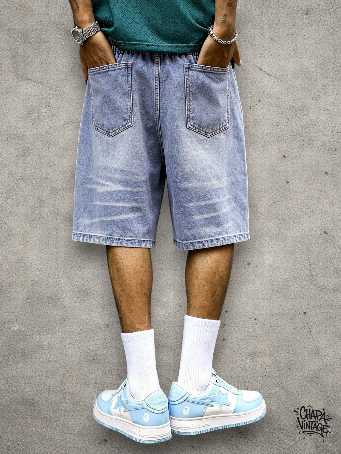 Japanese Brand Denim jeans shorts Size US 32 / EU 48 - 2 Thumbnail