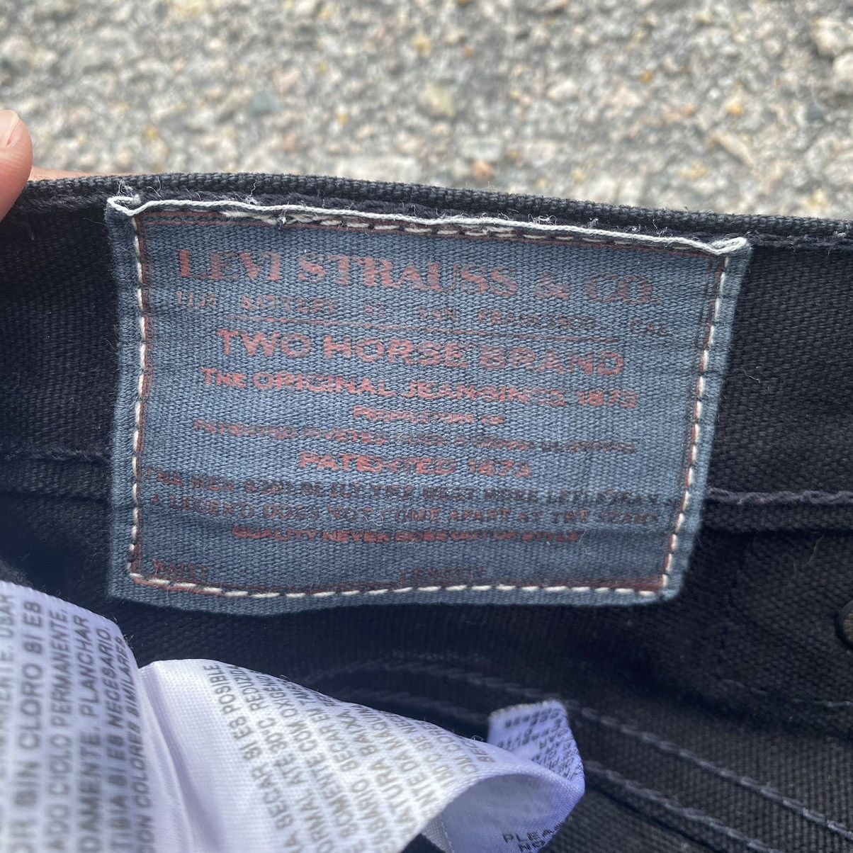 Buckle Black W33💥Vintage Levi’s Black Denim Buckle Back Jeans Pants Size US 33 - 10 Thumbnail