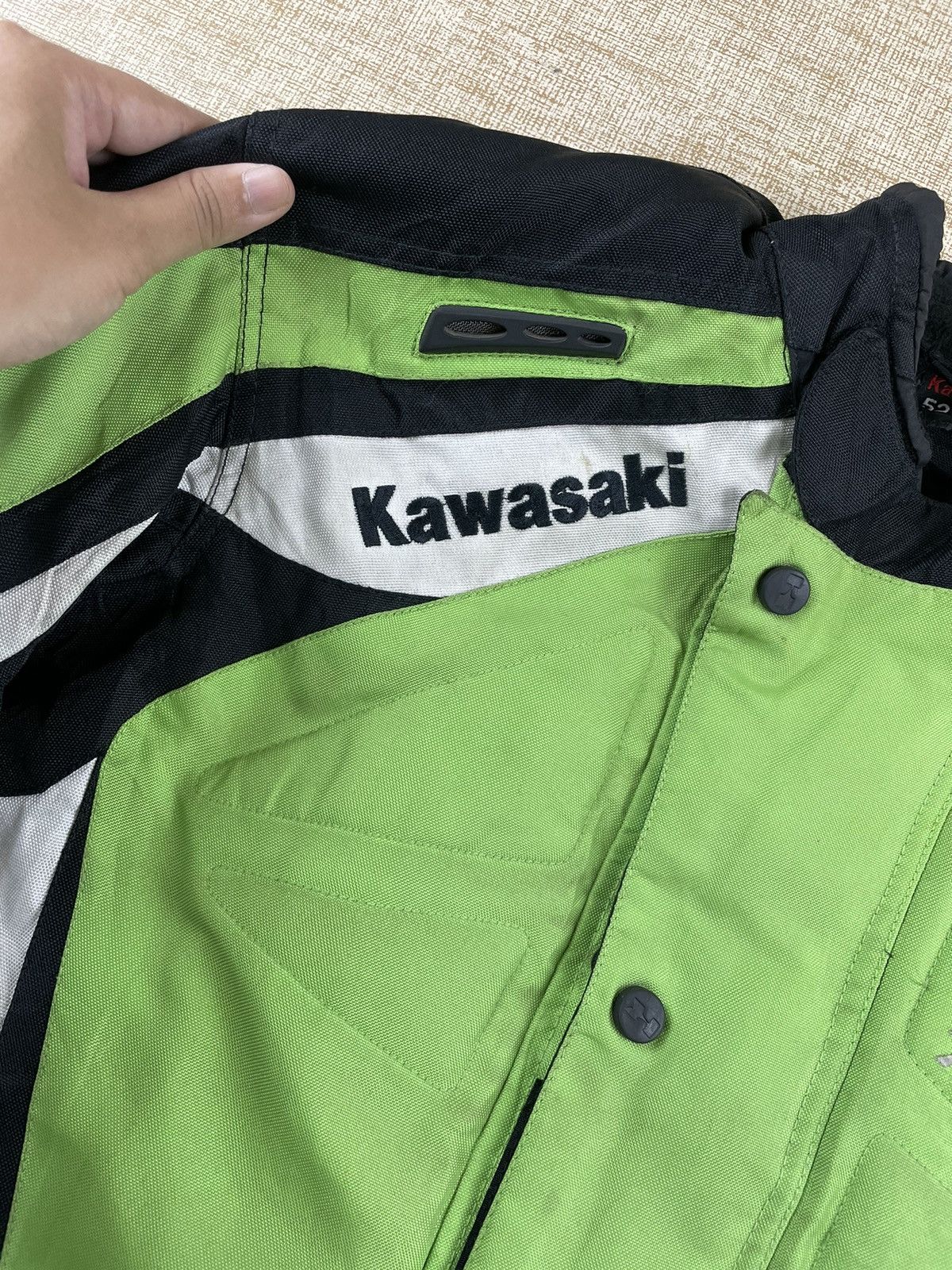ICON Motorsports Vintage Kawasaki Ninja Motor Racing Bikers Jacket Size US M / EU 48-50 / 2 - 6 Thumbnail