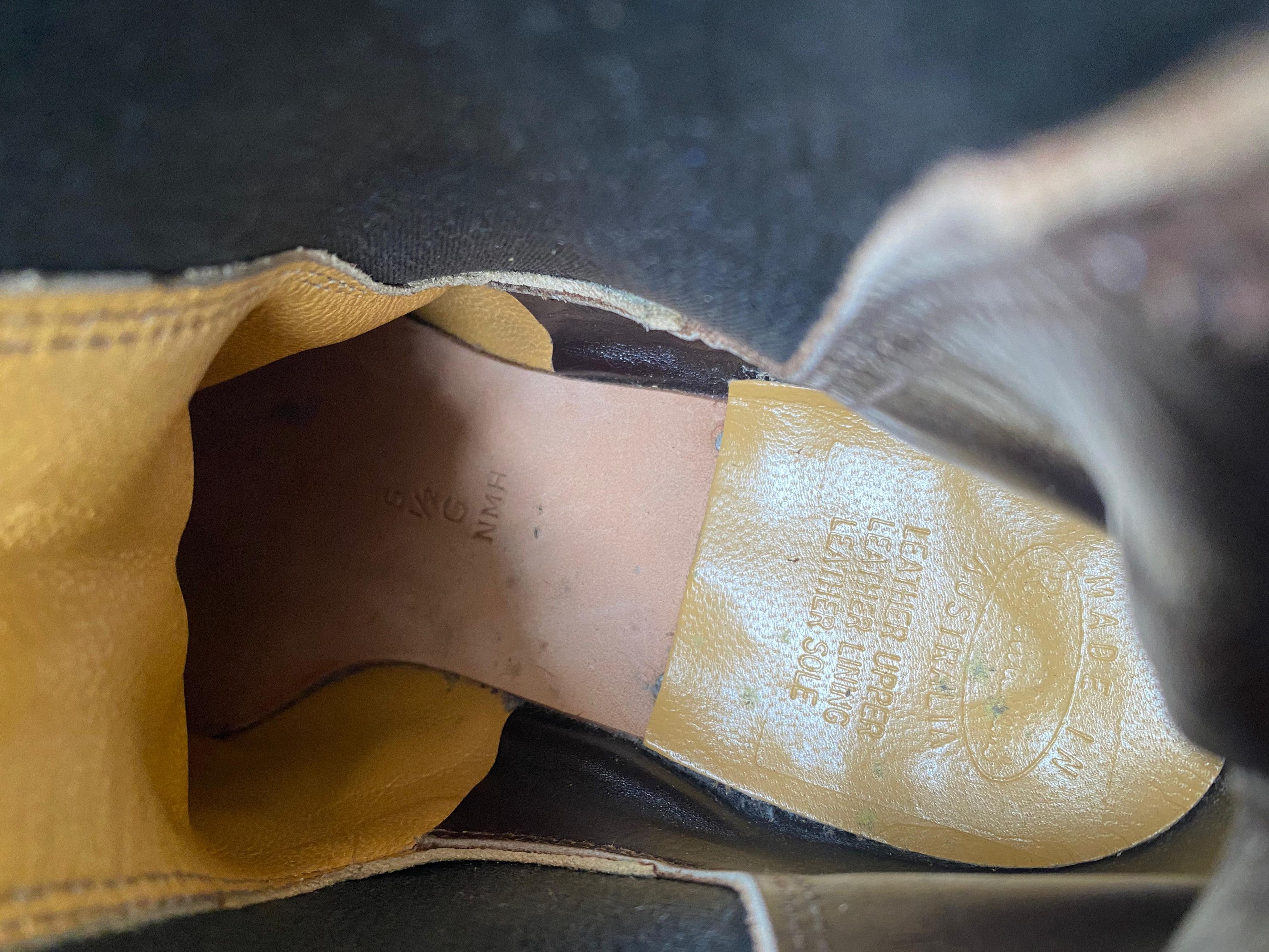R.M. Williams Rm williaCrocodile Embossed Leather Chelsea Boots Sz UK 5 Size US 5.5 / EU 38 - 7 Thumbnail