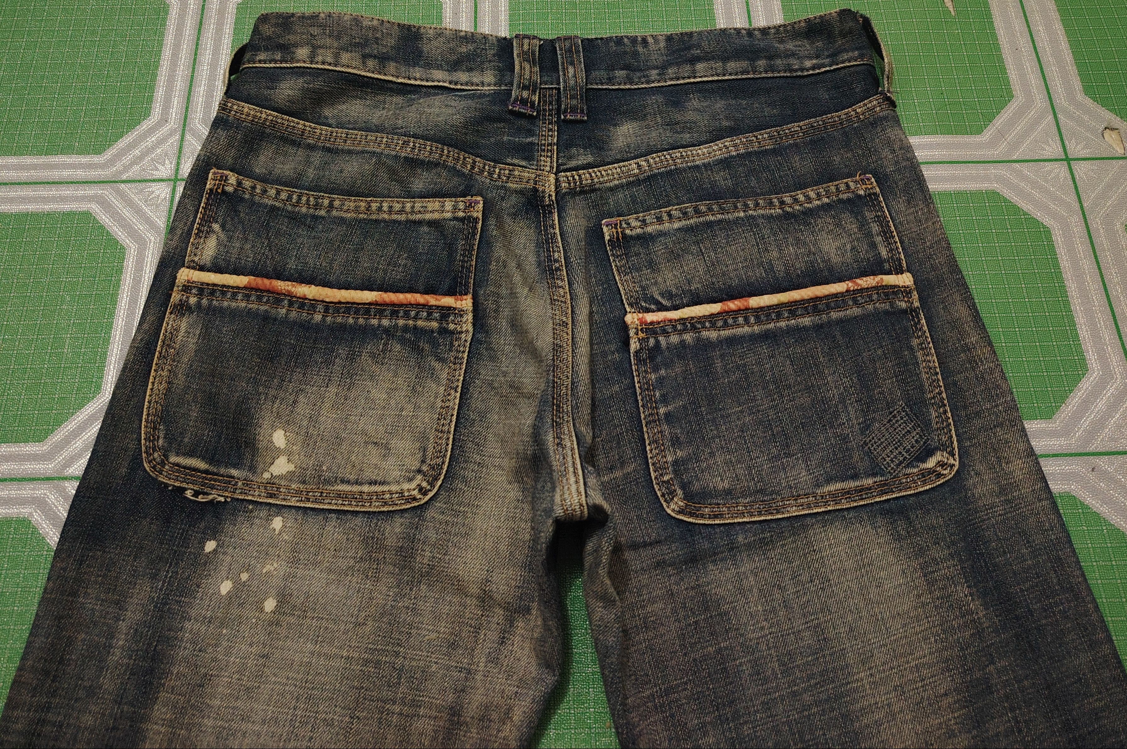 Takeo Kikuchi Vtg Japanese Takeo Kikuchi Pain Splatter Distressed Jeans Size US 30 / EU 46 - 12 Thumbnail