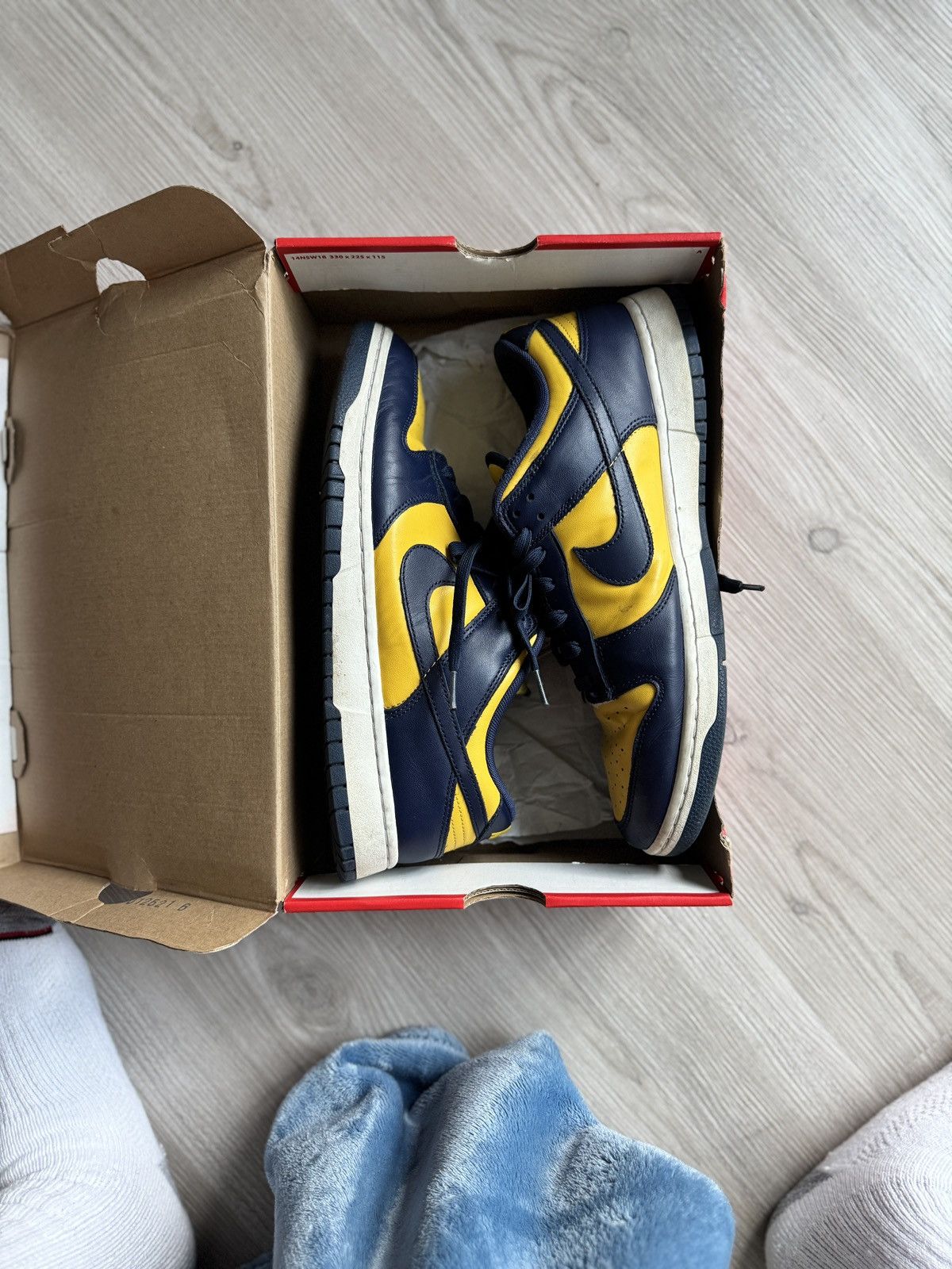 Nike Nike Dunk Low Michigan 2021 (Size 12) Size US 12 / EU 45 - 9 Thumbnail