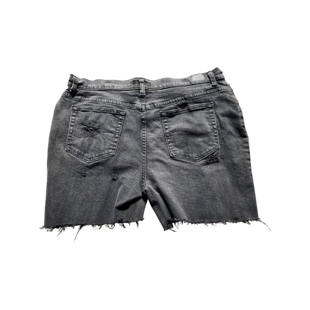 Lee Lees Vintage Black Denim Cutoff Shorts 36 Waist Size 36" / US 14 / IT 50 - 3 Thumbnail