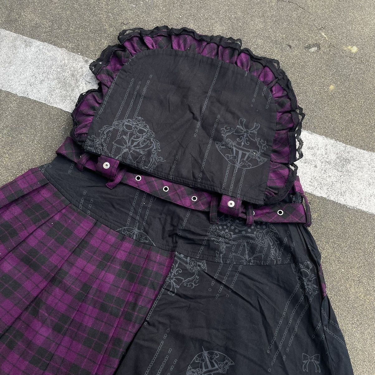 If Six Was Nine Blood Storm Mini Skirt With Removeable Pocket Punk Style Size 27" / US 4 / IT 40 - 4 Thumbnail