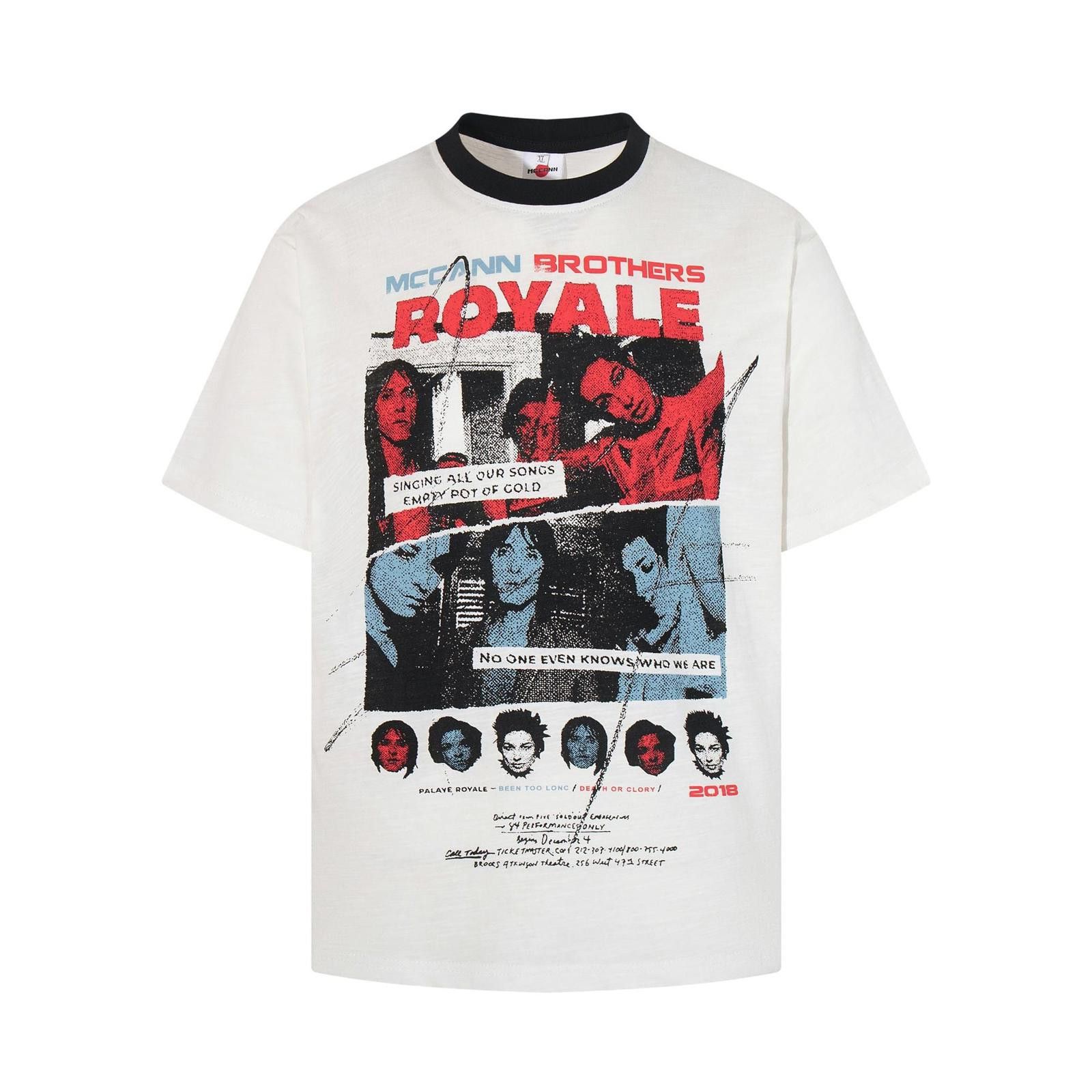Other Bamboo Cotton Graphic Print Fitted Tee 160G | Vintage Crew Size US L / EU 52-54 / 3 - 1 Thumbnail