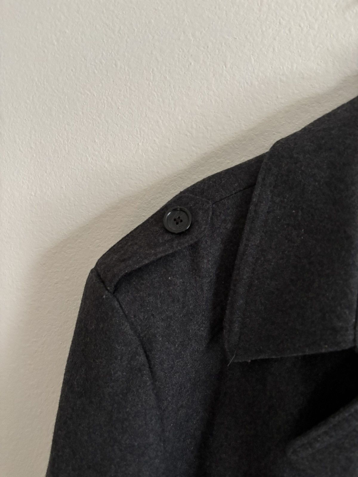 Michael Kors Michael Kors Wool Blend Dark Grey Coat Size US XL / EU 56 / 4 - 5 Thumbnail