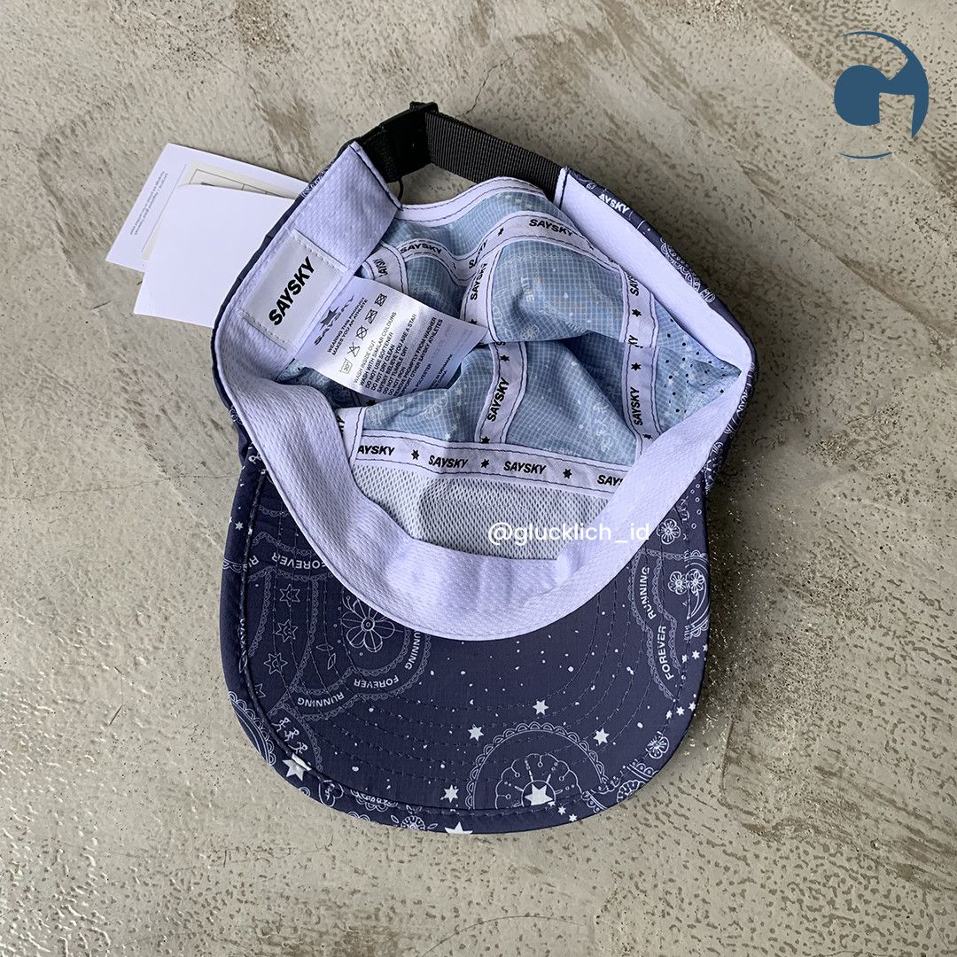 Other Saysky, Combat Cap in Blue Paisley Aop Size ONE SIZE - 4 Thumbnail