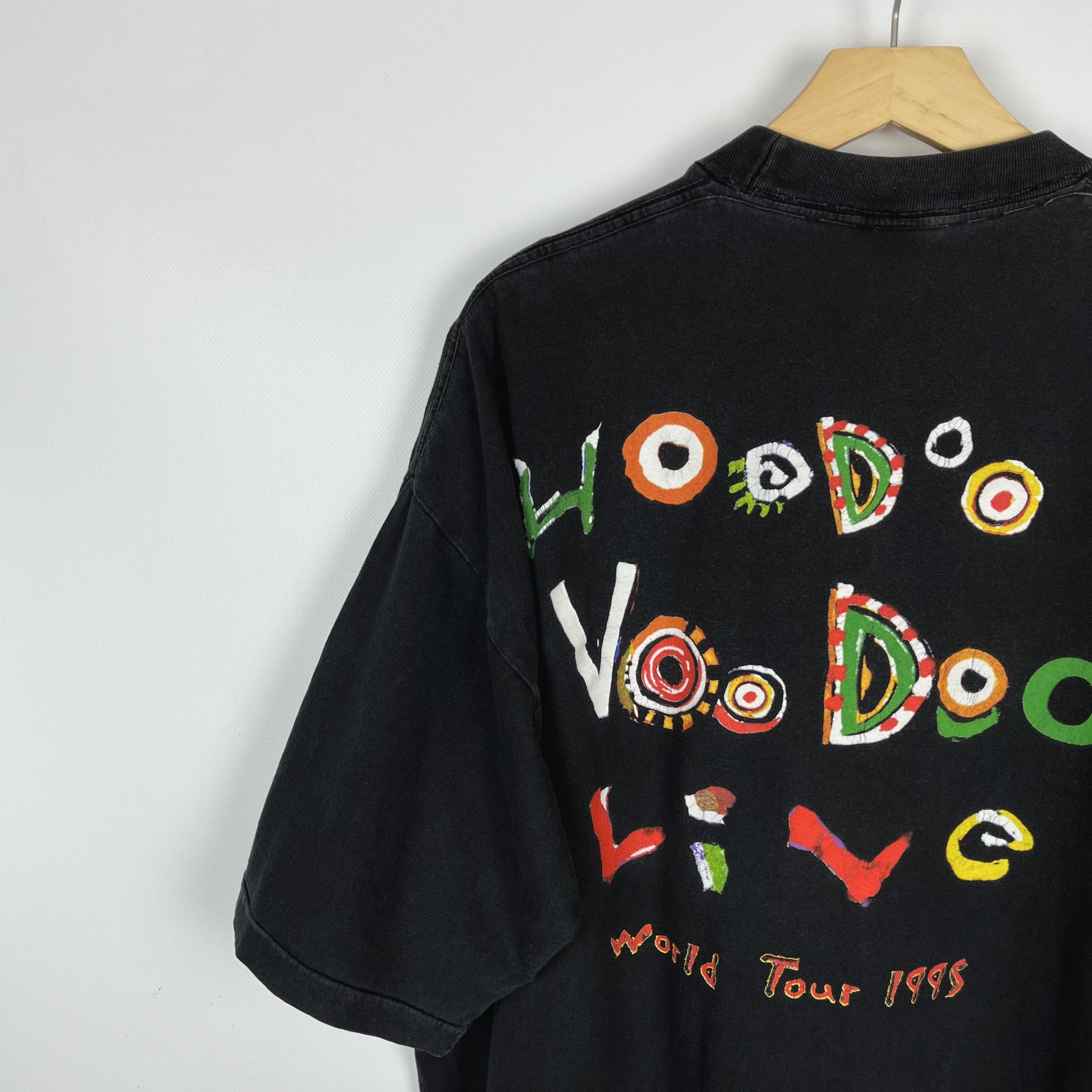 Band Tees Vintage Rolling Stones Voodoo Lounge Tour T Shirt 1995 Size US XL / EU 56 / 4 - 17 Thumbnail