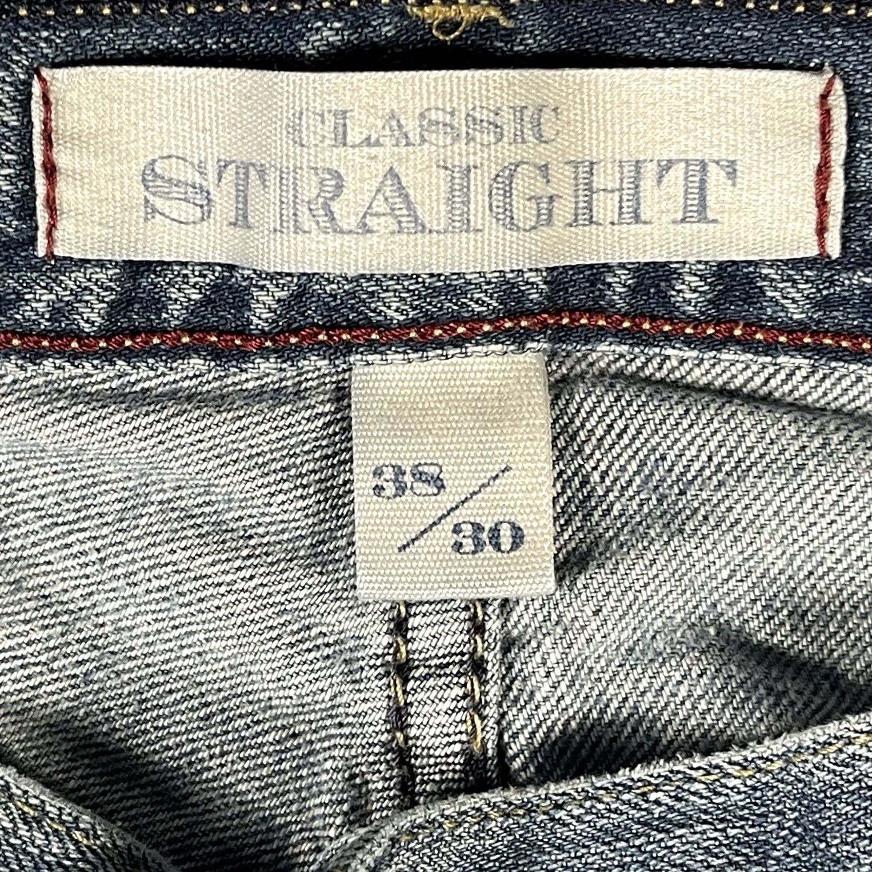 Tommy Hilfiger Tommy Hilfiger Jeans Mens 38x30 Denim Straight Classic 5-Pocket Blue Baggy Grunge Vintage No N/A Size US 38 / EU 54 - 7 Thumbnail