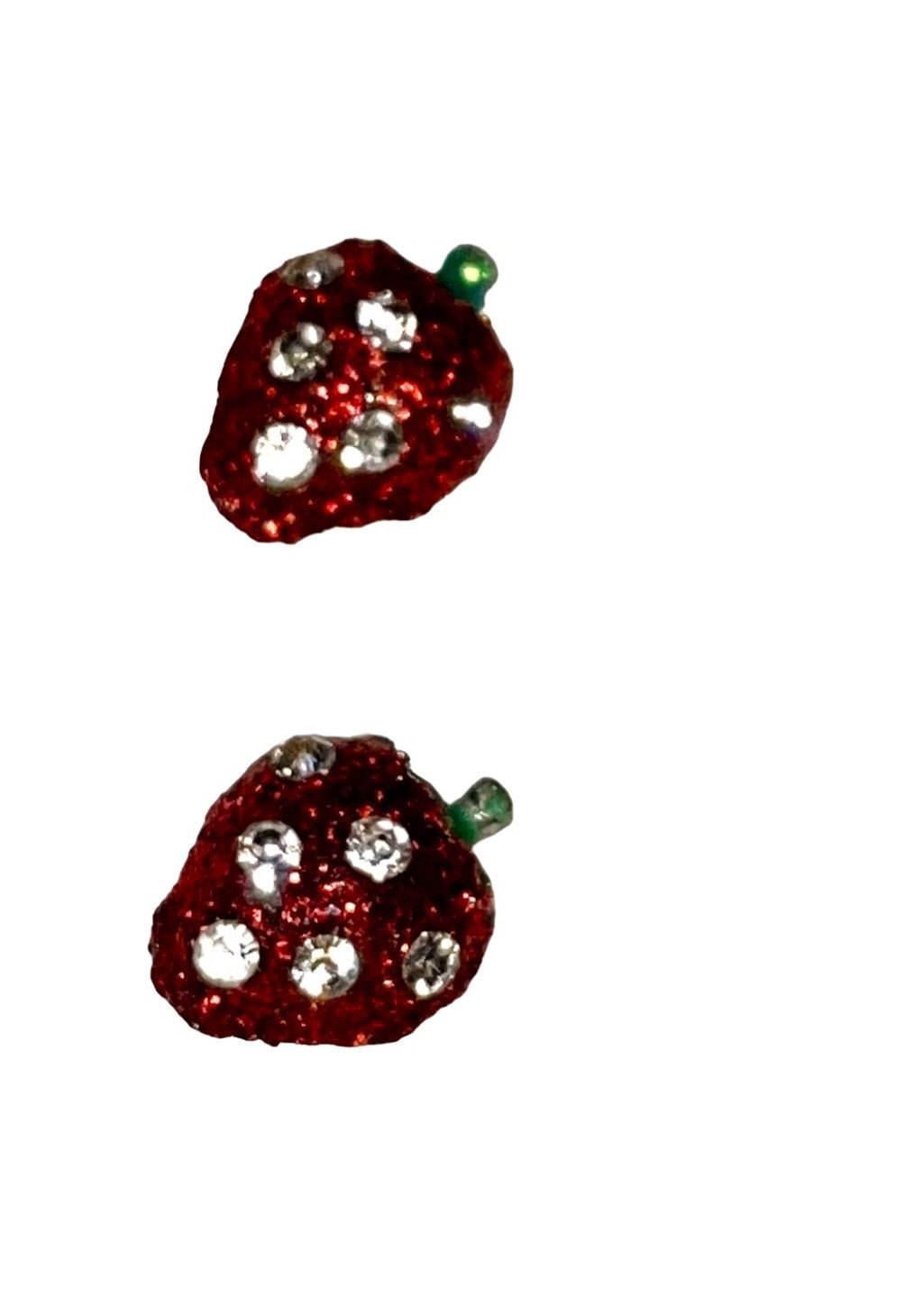 Swarovski Swarovski Crystal Mini Vibrant Strawberry Earrings Size ONE SIZE - 7 Thumbnail