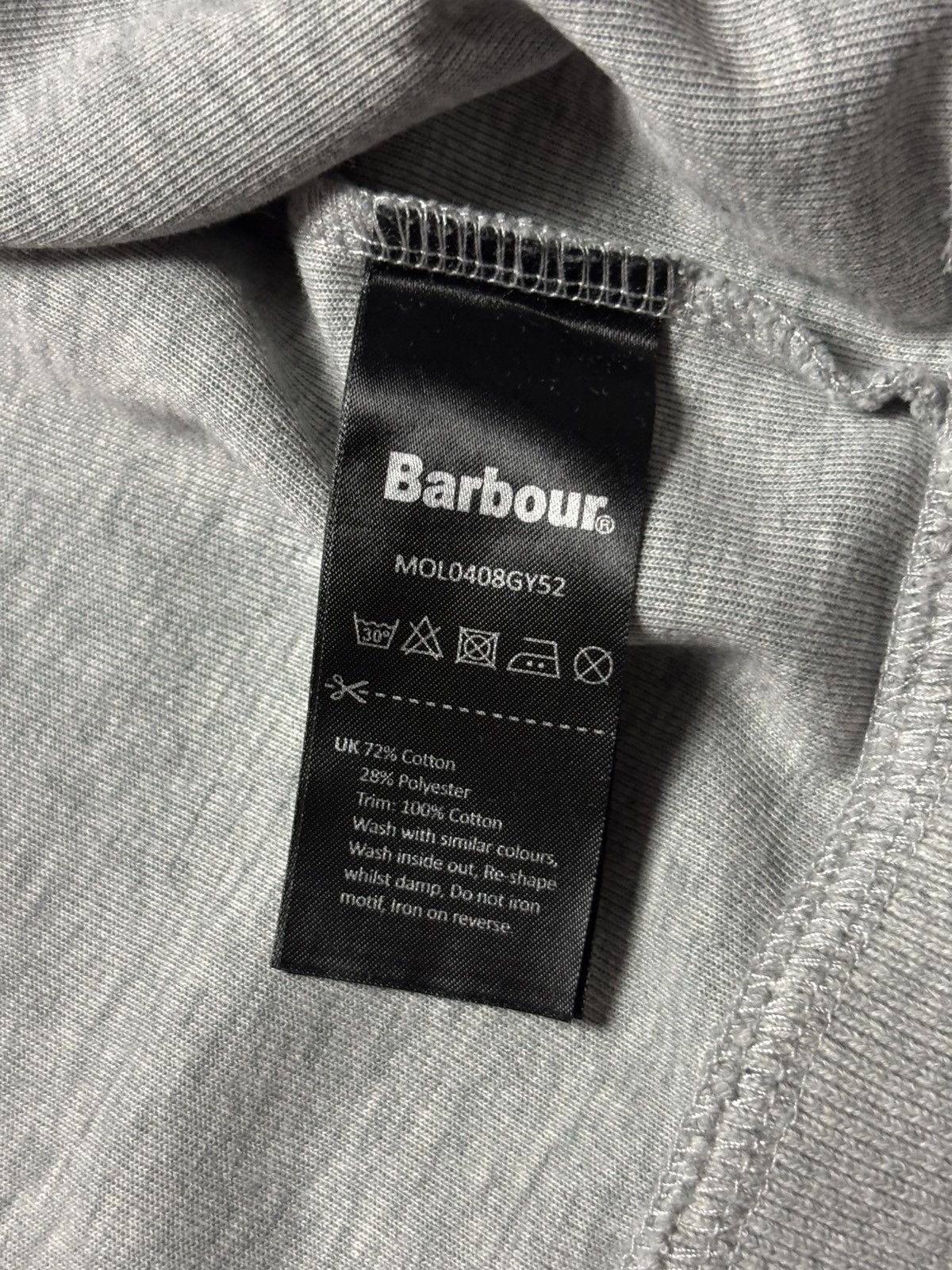 Barbour Barbour Merewood Full Zip Sweatshirt Heather Mens 2XL Size US XXL / EU 58 / 5 - 11 Thumbnail